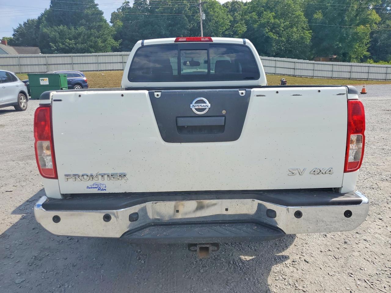 2014 Nissan Frontier Sv White vin: 1N6AD0CW5EN769223