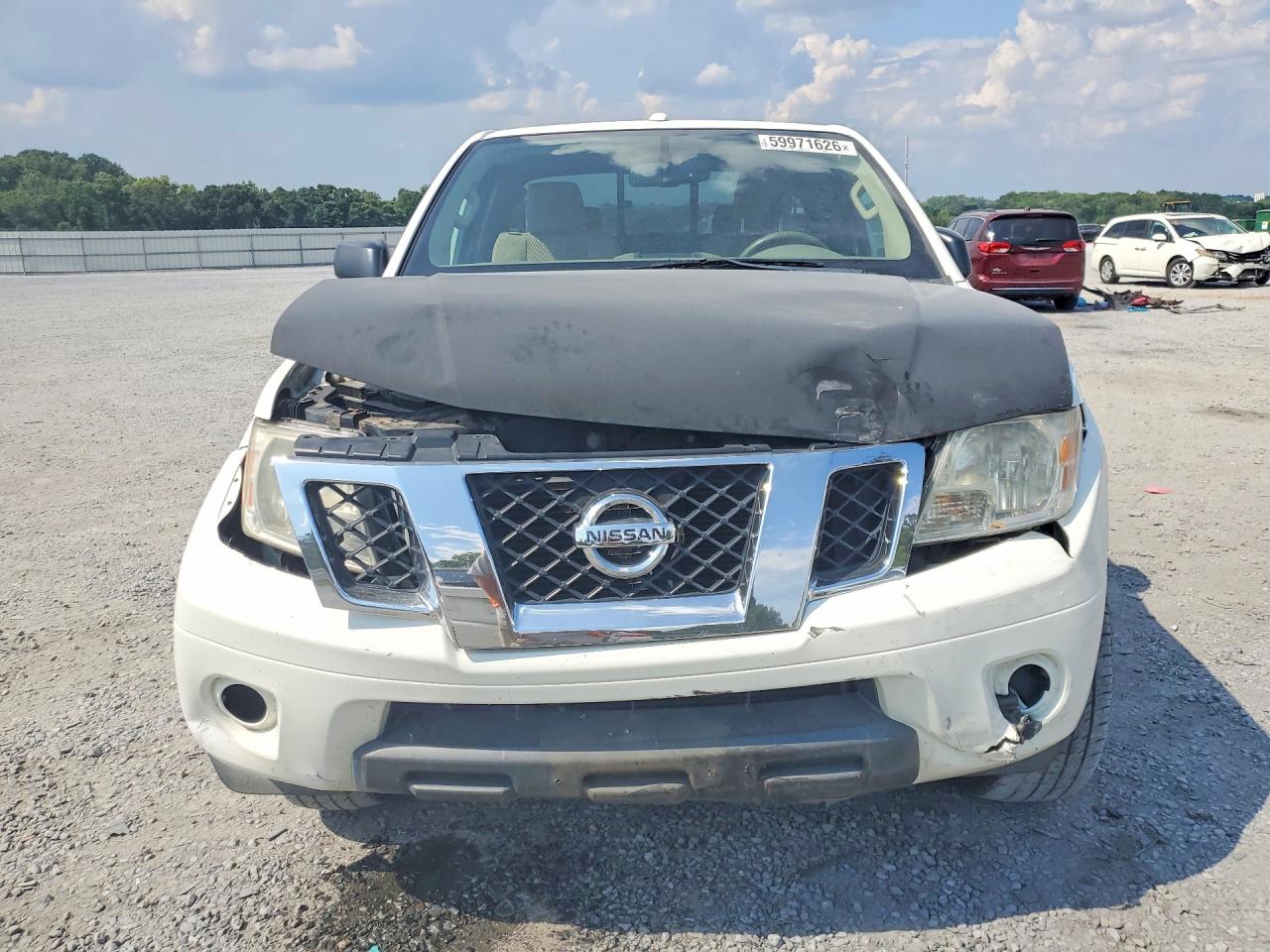 2014 Nissan Frontier Sv White vin: 1N6AD0CW5EN769223