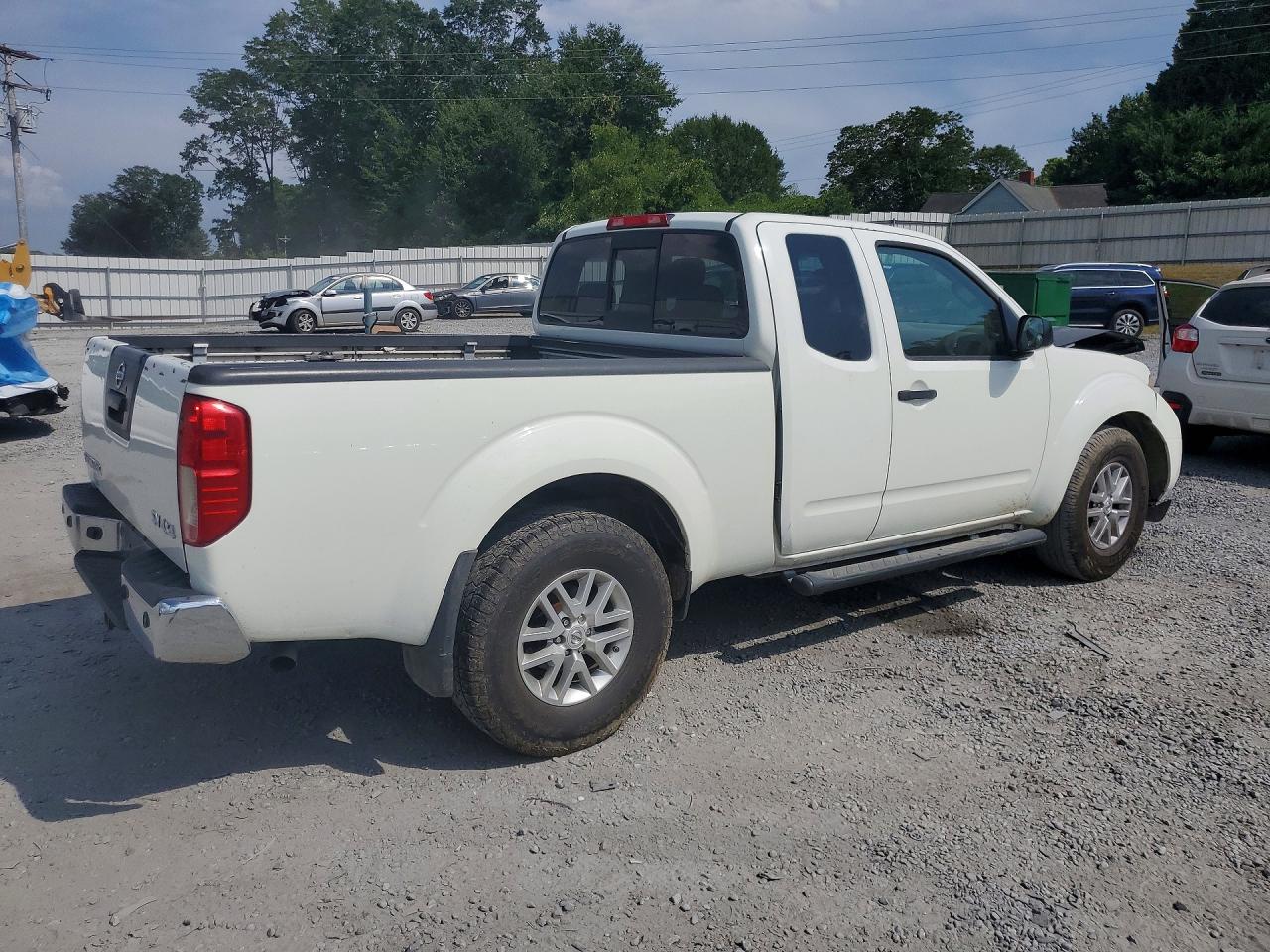2014 Nissan Frontier Sv White vin: 1N6AD0CW5EN769223