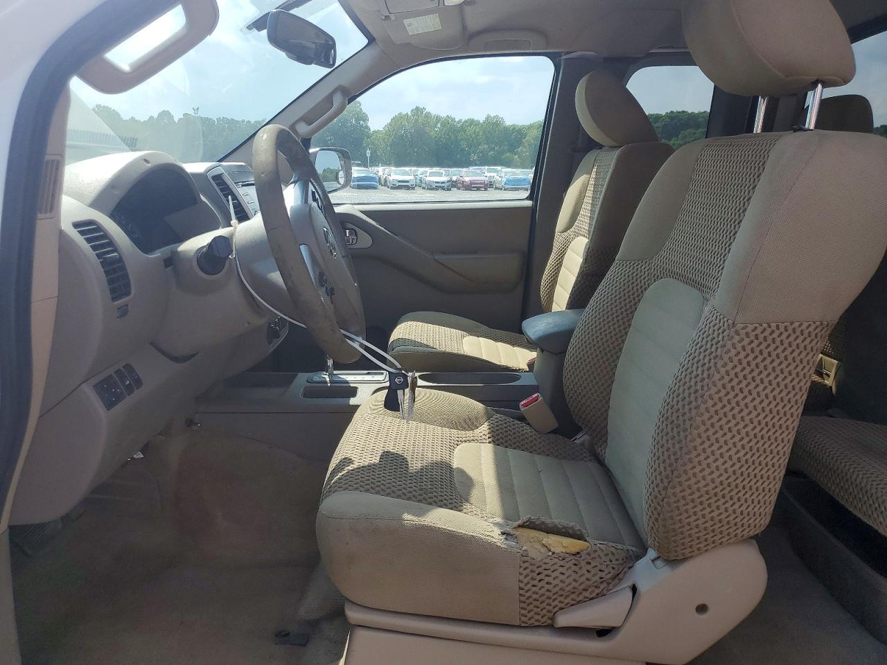 2014 Nissan Frontier Sv White vin: 1N6AD0CW5EN769223