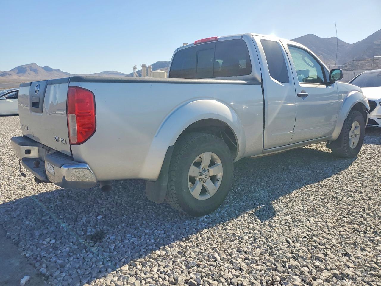 2011 Nissan Frontier Sv V6 Silver vin: 1N6AD0CW6BC414827