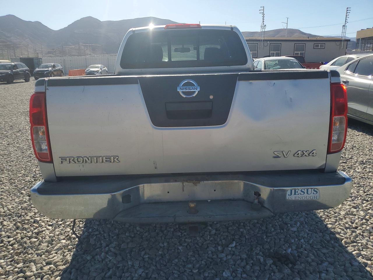 2011 Nissan Frontier Sv V6 Silver vin: 1N6AD0CW6BC414827