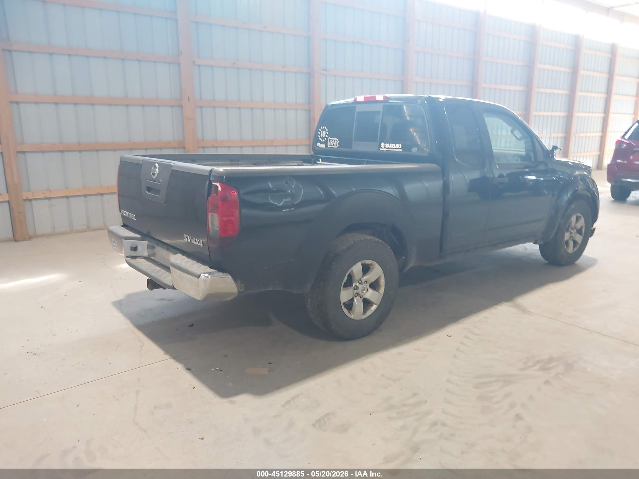 2012 Nissan Frontier Sv Black vin: 1N6AD0CW6CC409709