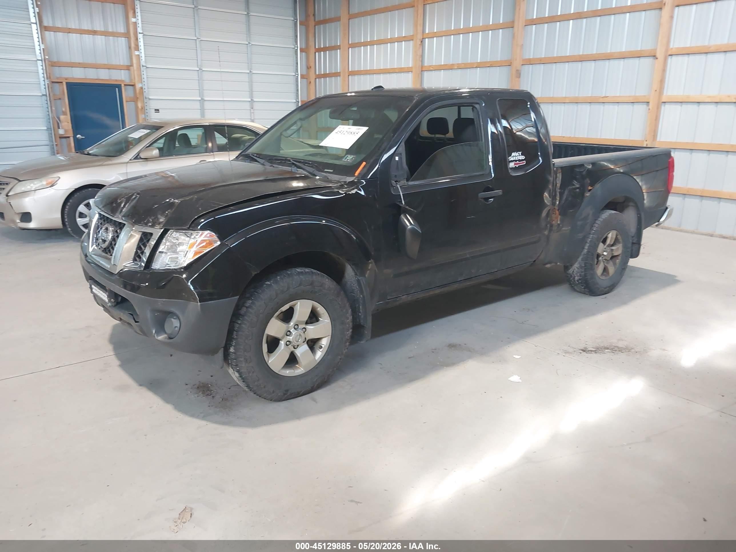 2012 Nissan Frontier Sv Black vin: 1N6AD0CW6CC409709