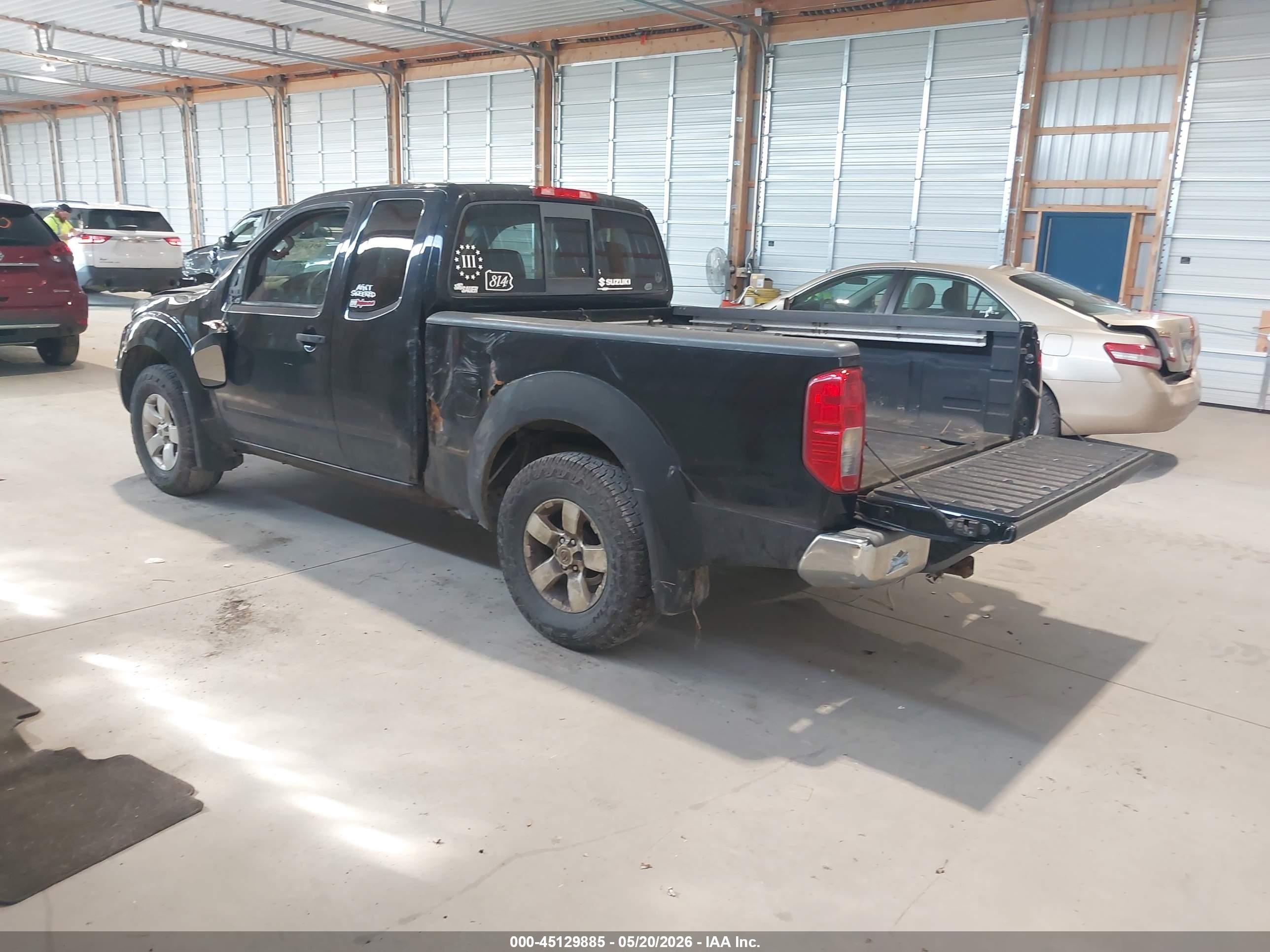 2012 Nissan Frontier Sv Black vin: 1N6AD0CW6CC409709