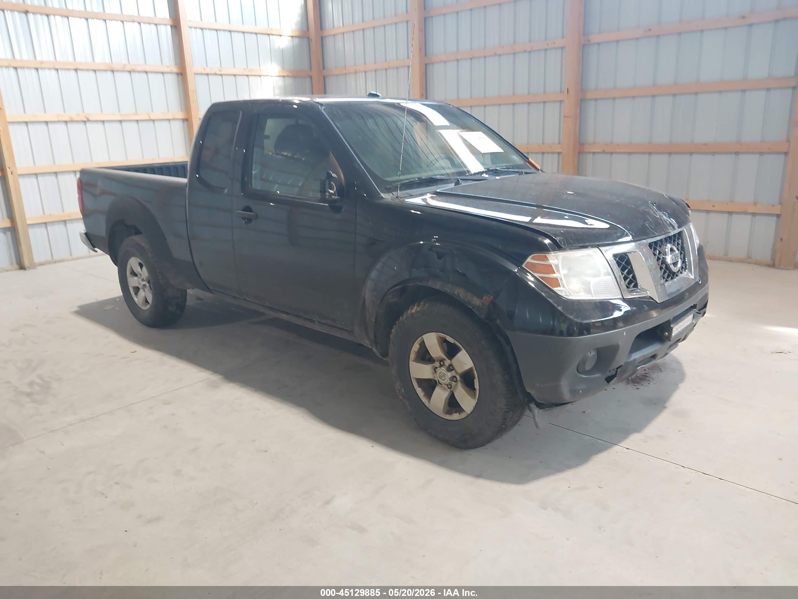 2012 Nissan Frontier Sv Black vin: 1N6AD0CW6CC409709