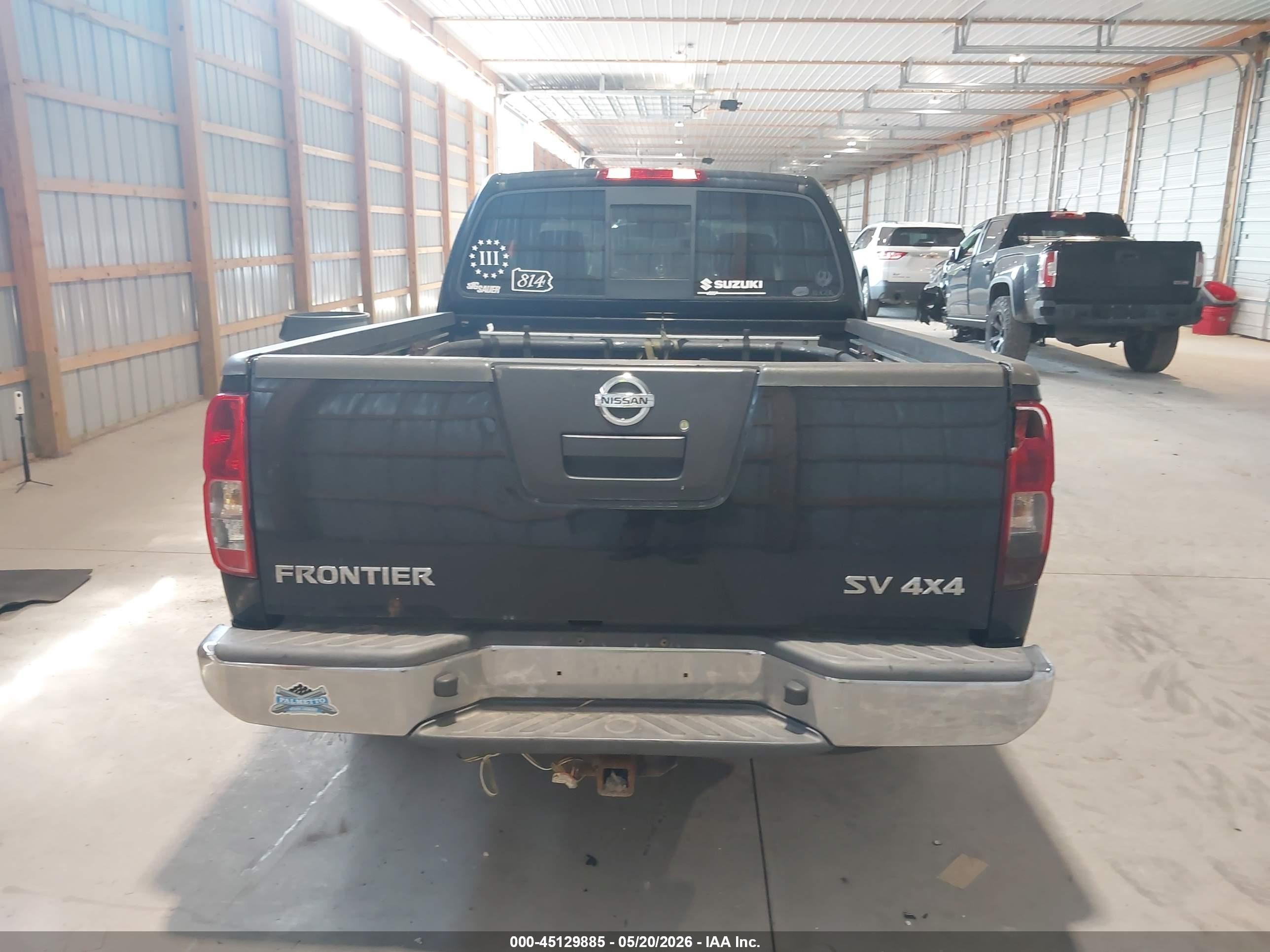 2012 Nissan Frontier Sv Black vin: 1N6AD0CW6CC409709