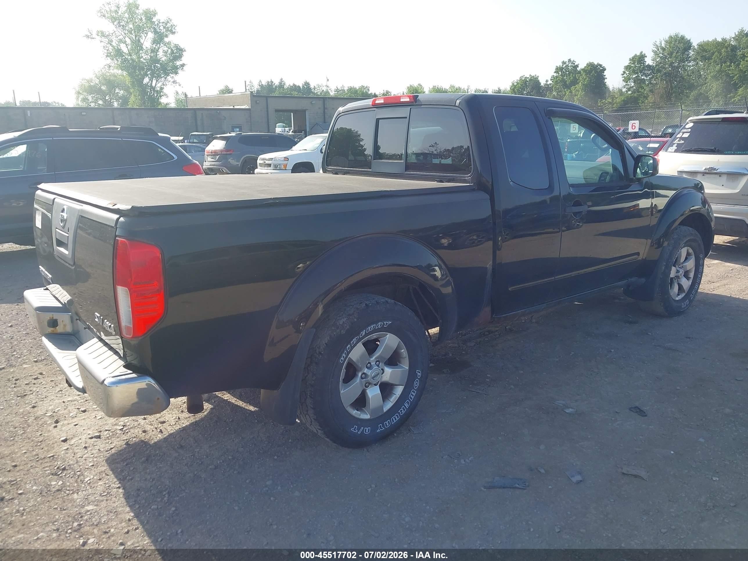 2012 Nissan Frontier Sv Black vin: 1N6AD0CW6CC474561