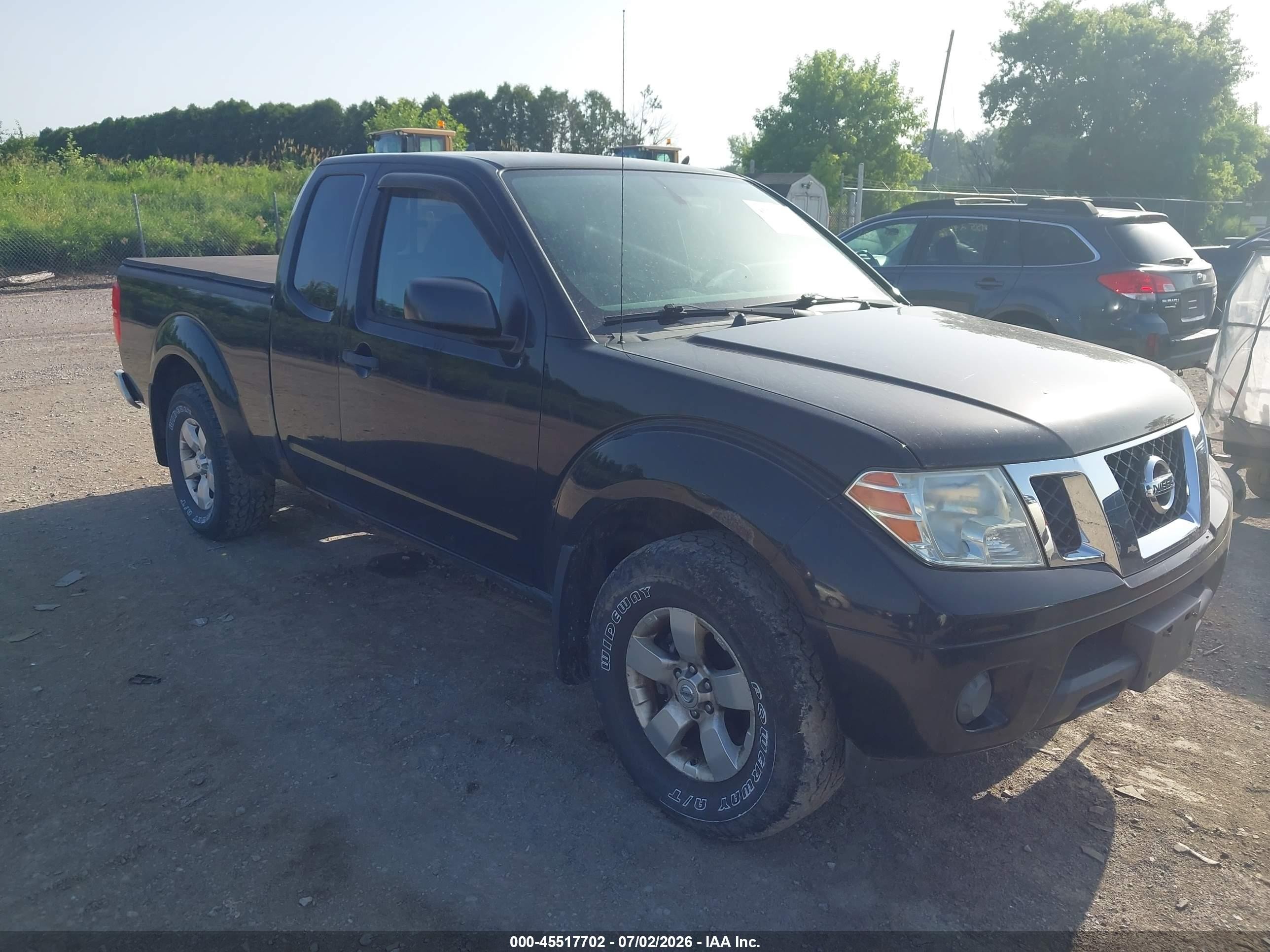 2012 Nissan Frontier Sv Black vin: 1N6AD0CW6CC474561