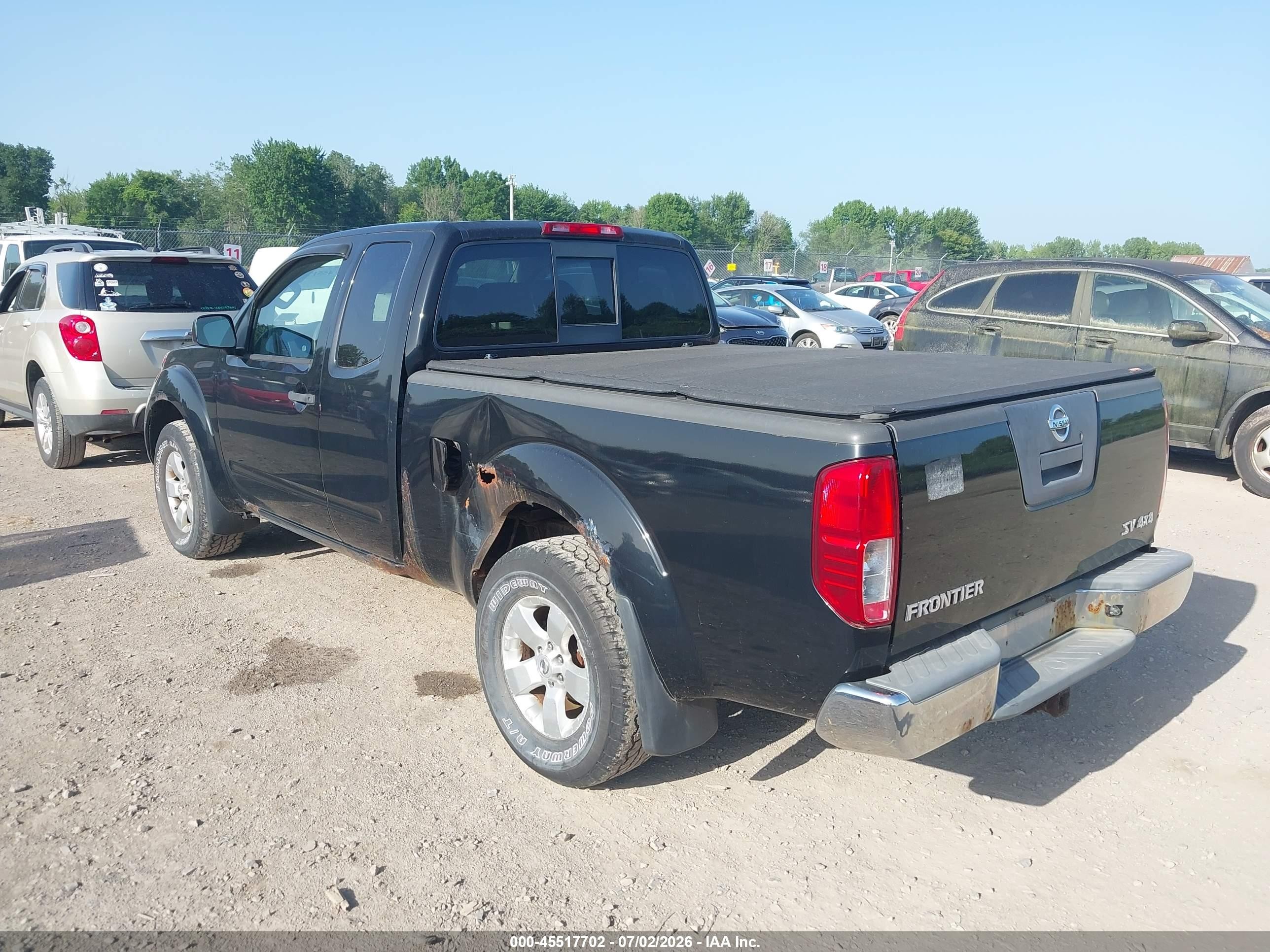 2012 Nissan Frontier Sv Black vin: 1N6AD0CW6CC474561