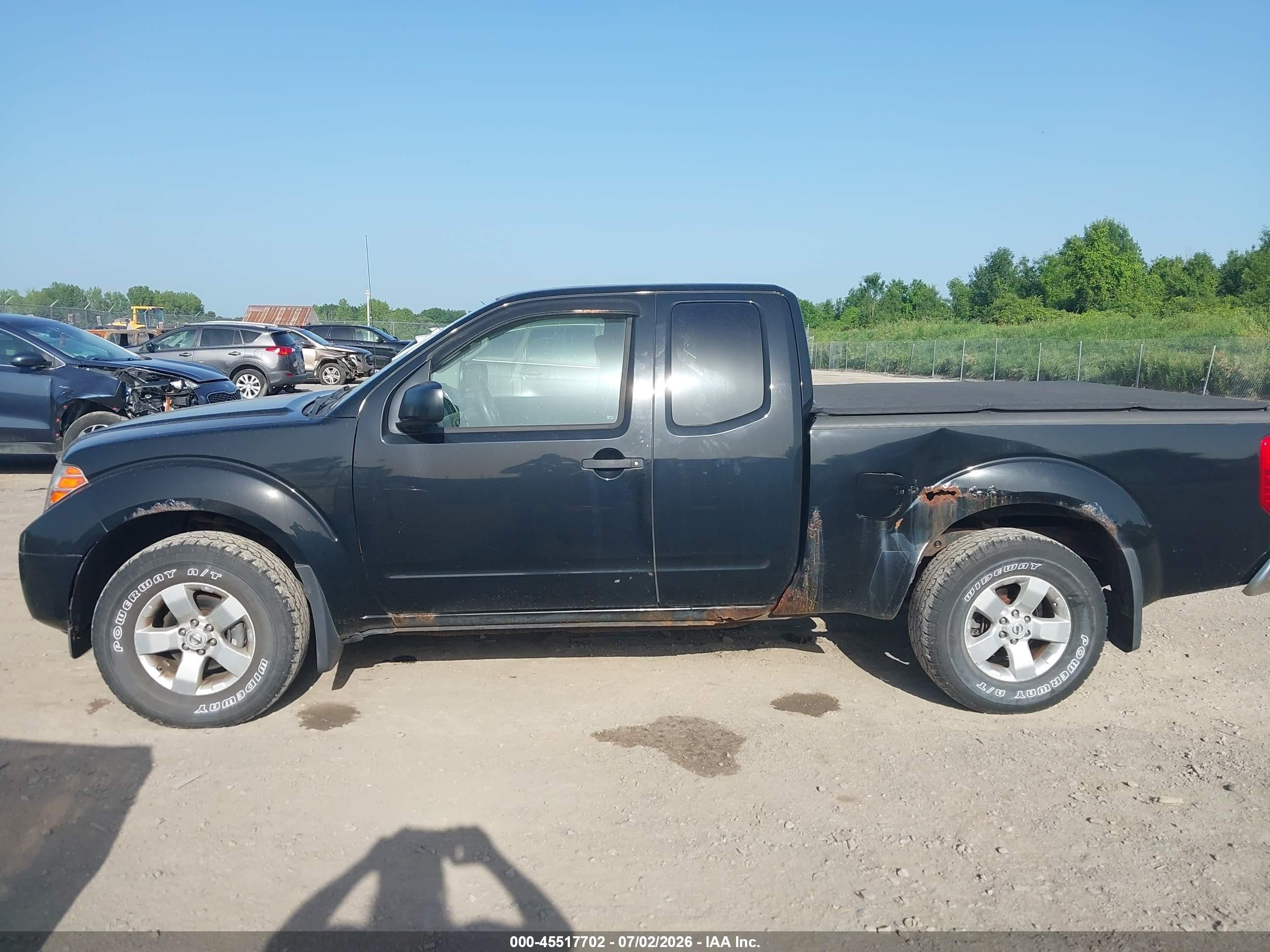 2012 Nissan Frontier Sv Black vin: 1N6AD0CW6CC474561