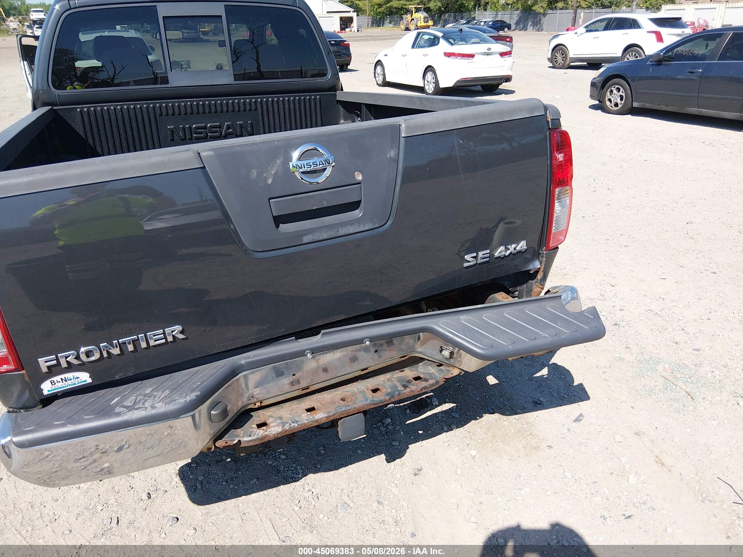 2010 Nissan Frontier Se Серый vin: 1N6AD0CW7AC429089