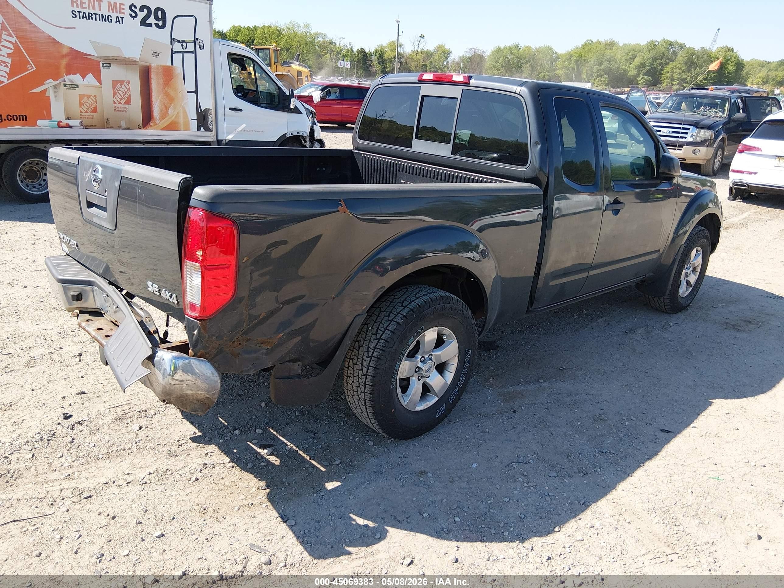 2010 Nissan Frontier Se Серый vin: 1N6AD0CW7AC429089