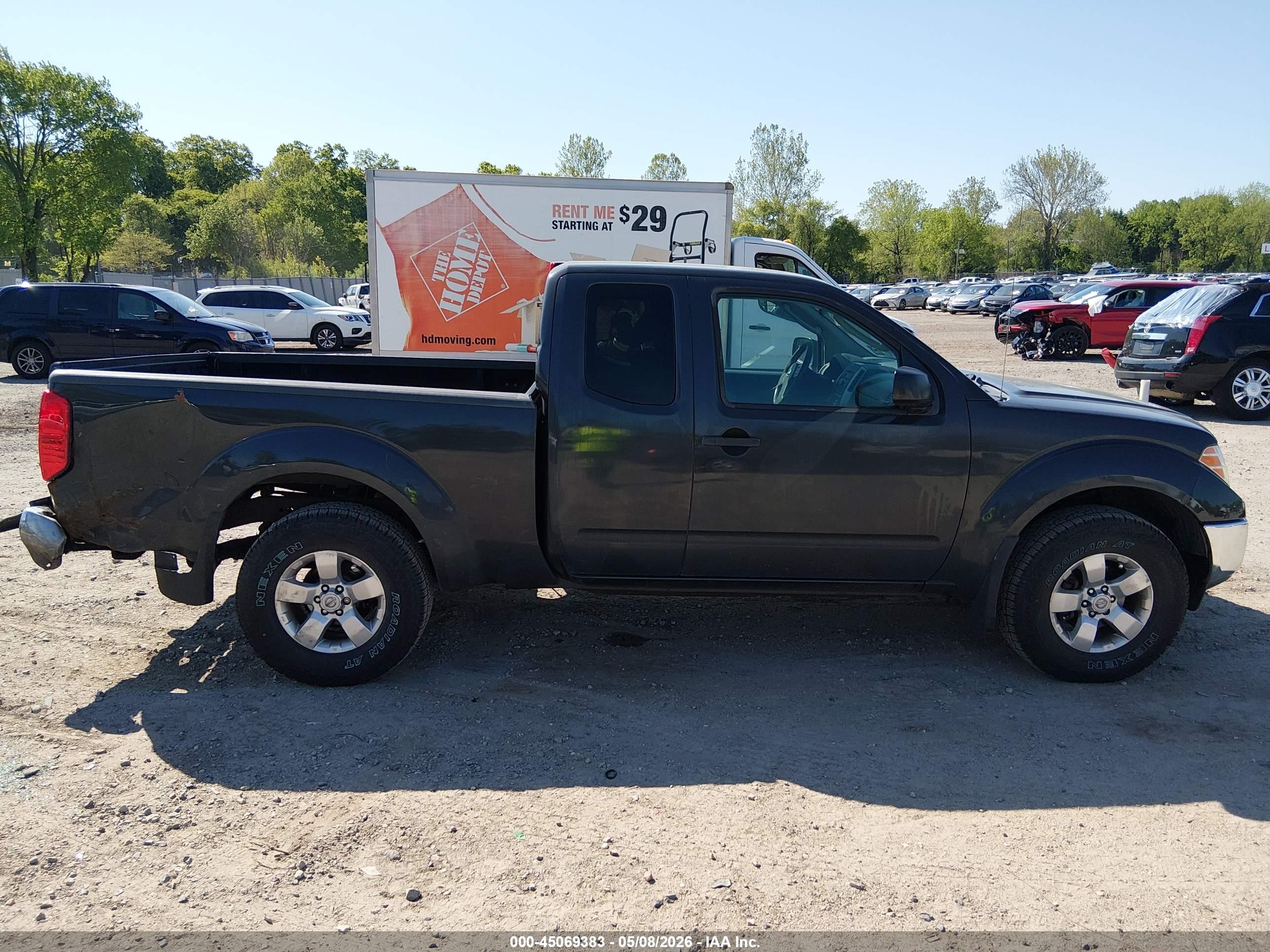 2010 Nissan Frontier Se Серый vin: 1N6AD0CW7AC429089