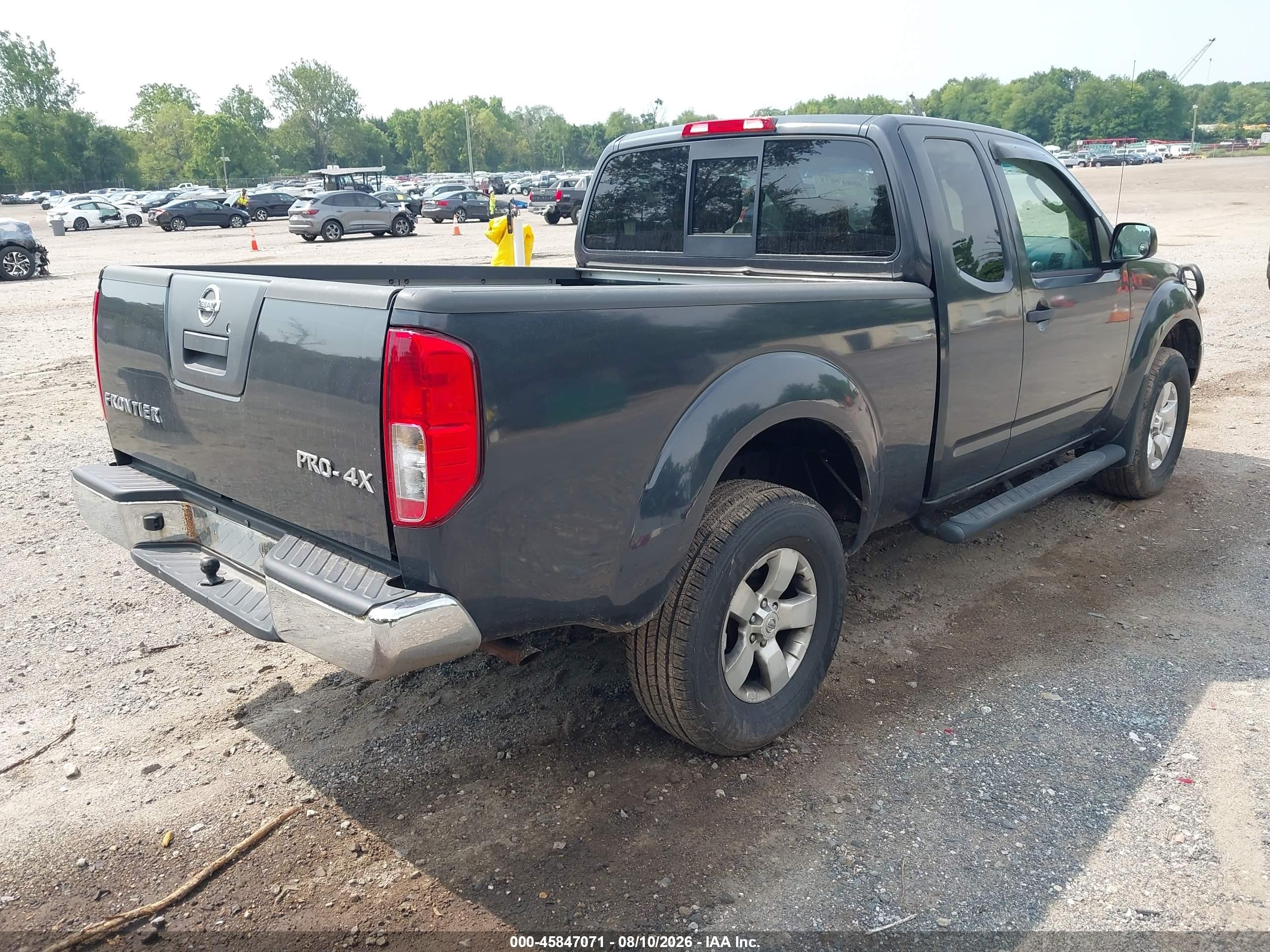2011 Nissan Frontier Sv Gray vin: 1N6AD0CW7BC410639