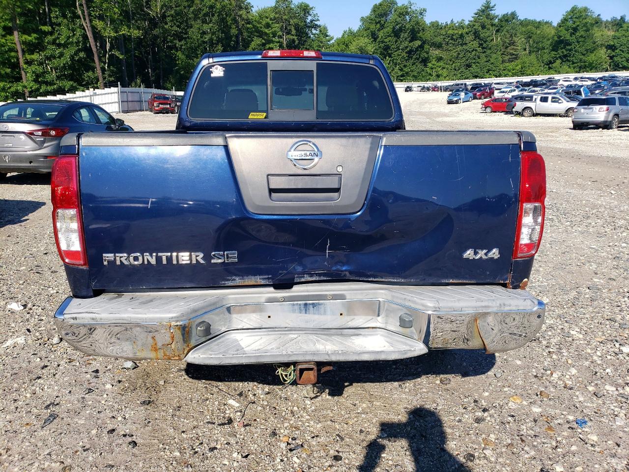 2011 Nissan Frontier Sv V6 Blue vin: 1N6AD0CW7BC413671