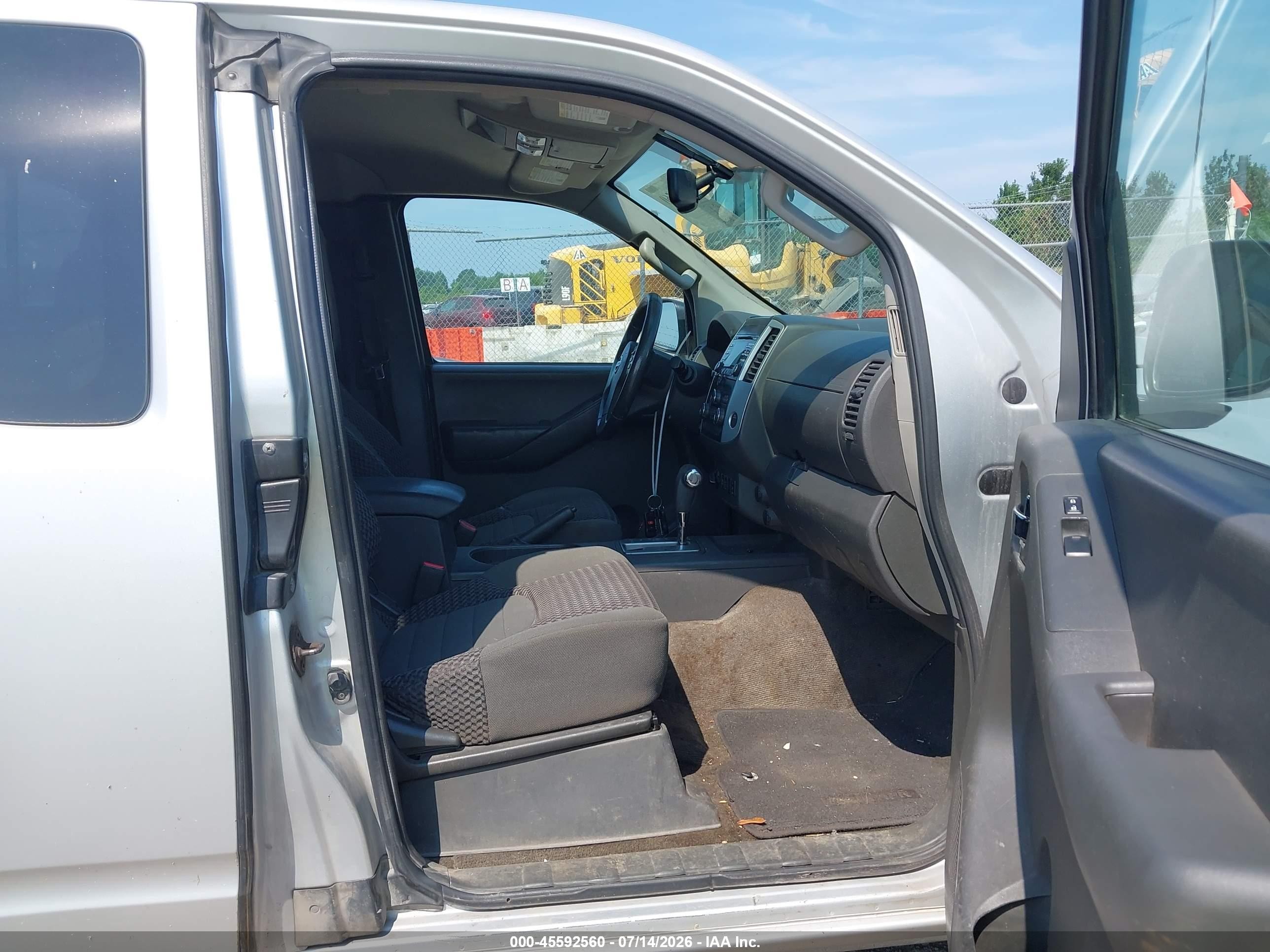 2014 Nissan Frontier Sv Silver vin: 1N6AD0CW7EN722971