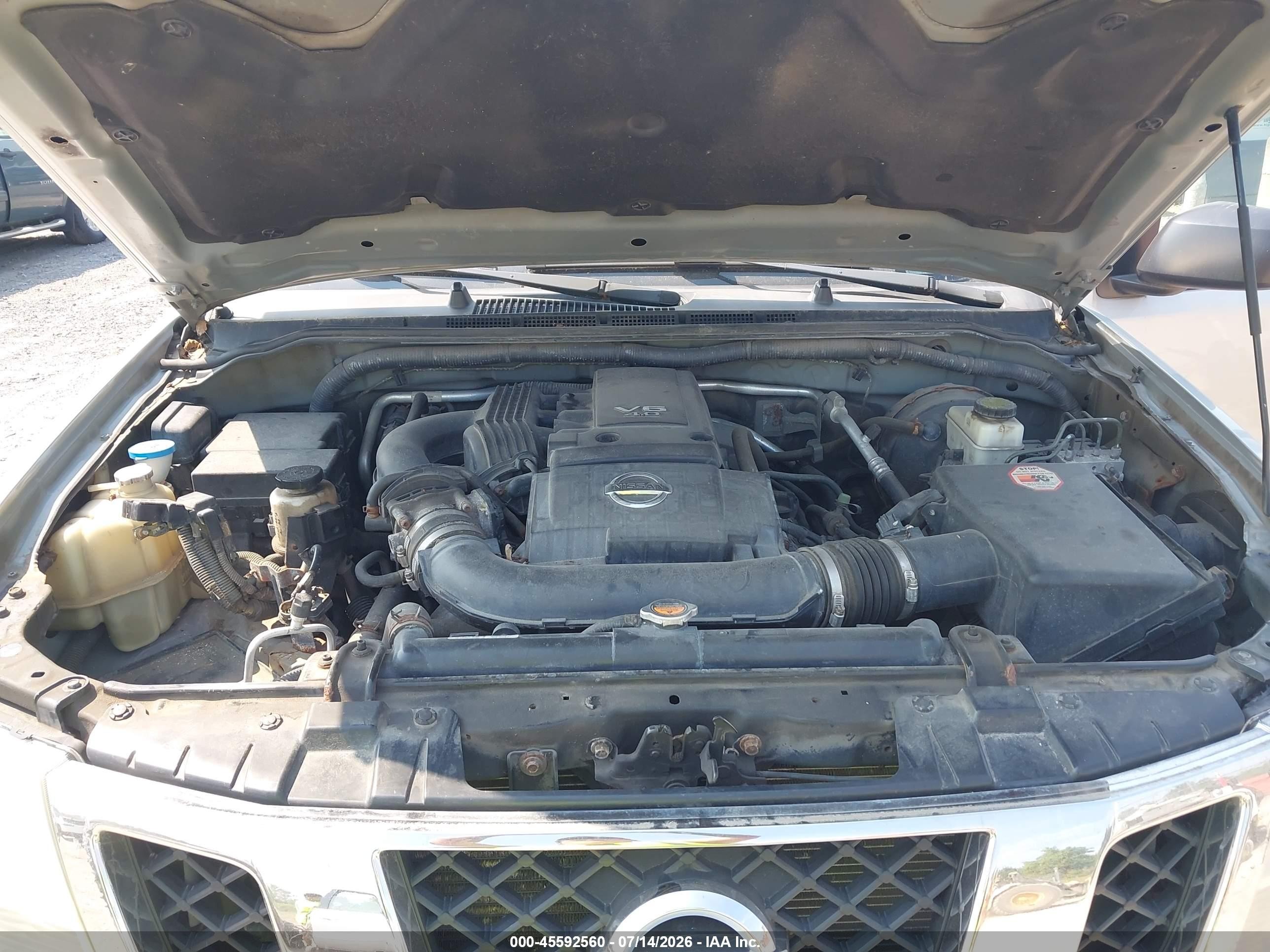 2014 Nissan Frontier Sv Silver vin: 1N6AD0CW7EN722971