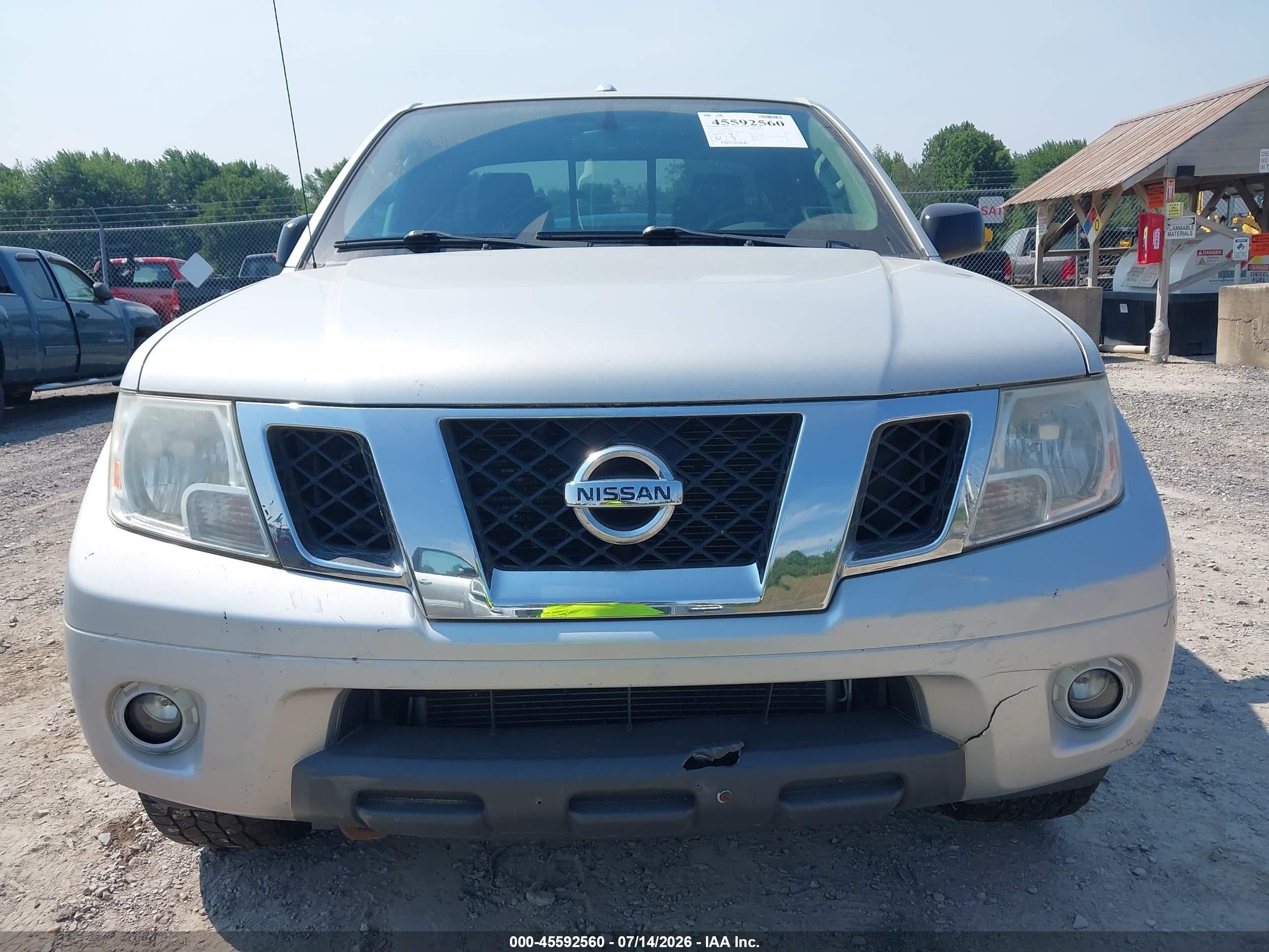 2014 Nissan Frontier Sv Silver vin: 1N6AD0CW7EN722971