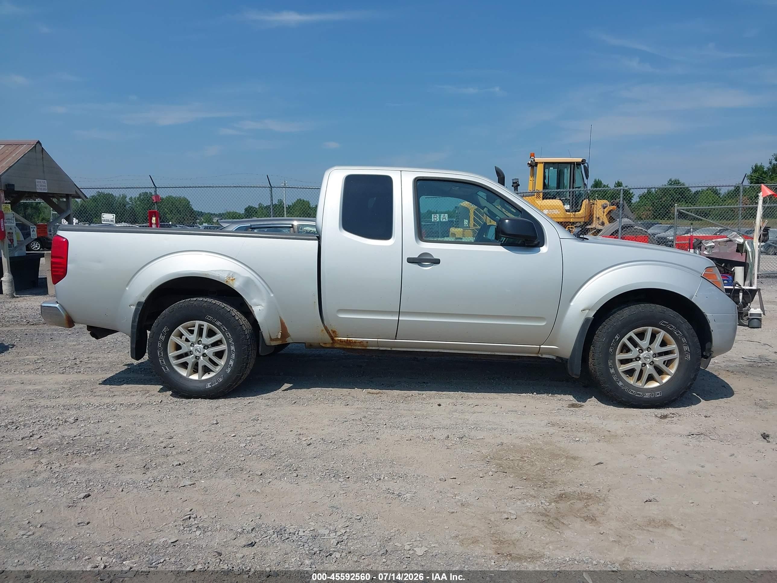 2014 Nissan Frontier Sv Silver vin: 1N6AD0CW7EN722971