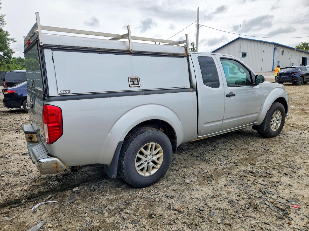 2015 Nissan Frontier Серебряный vin: 1N6AD0CW7FN708053
