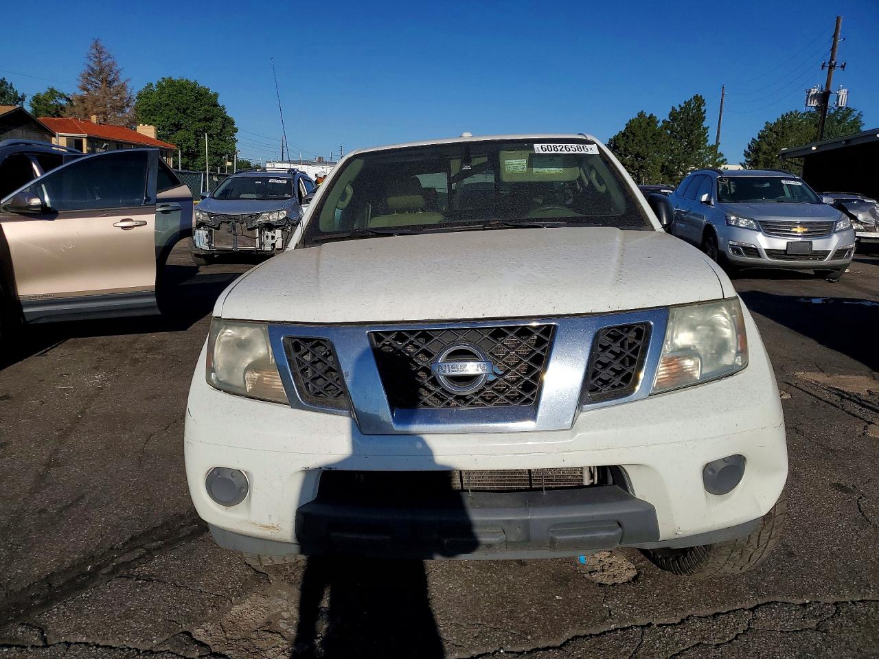 2015 Nissan Frontier Sv V6 White vin: 1N6AD0CW7FN712636