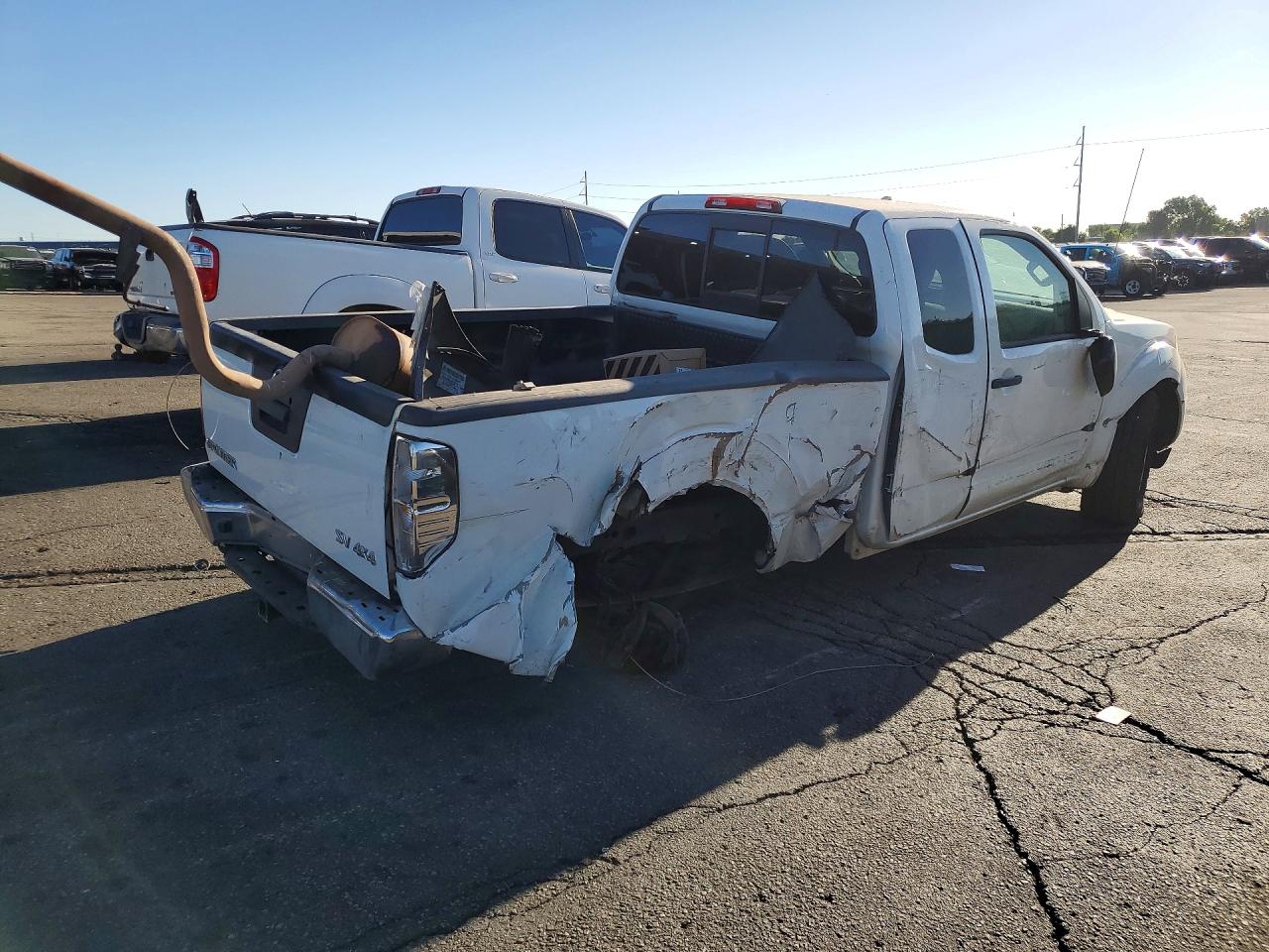 2015 Nissan Frontier Sv V6 White vin: 1N6AD0CW7FN712636