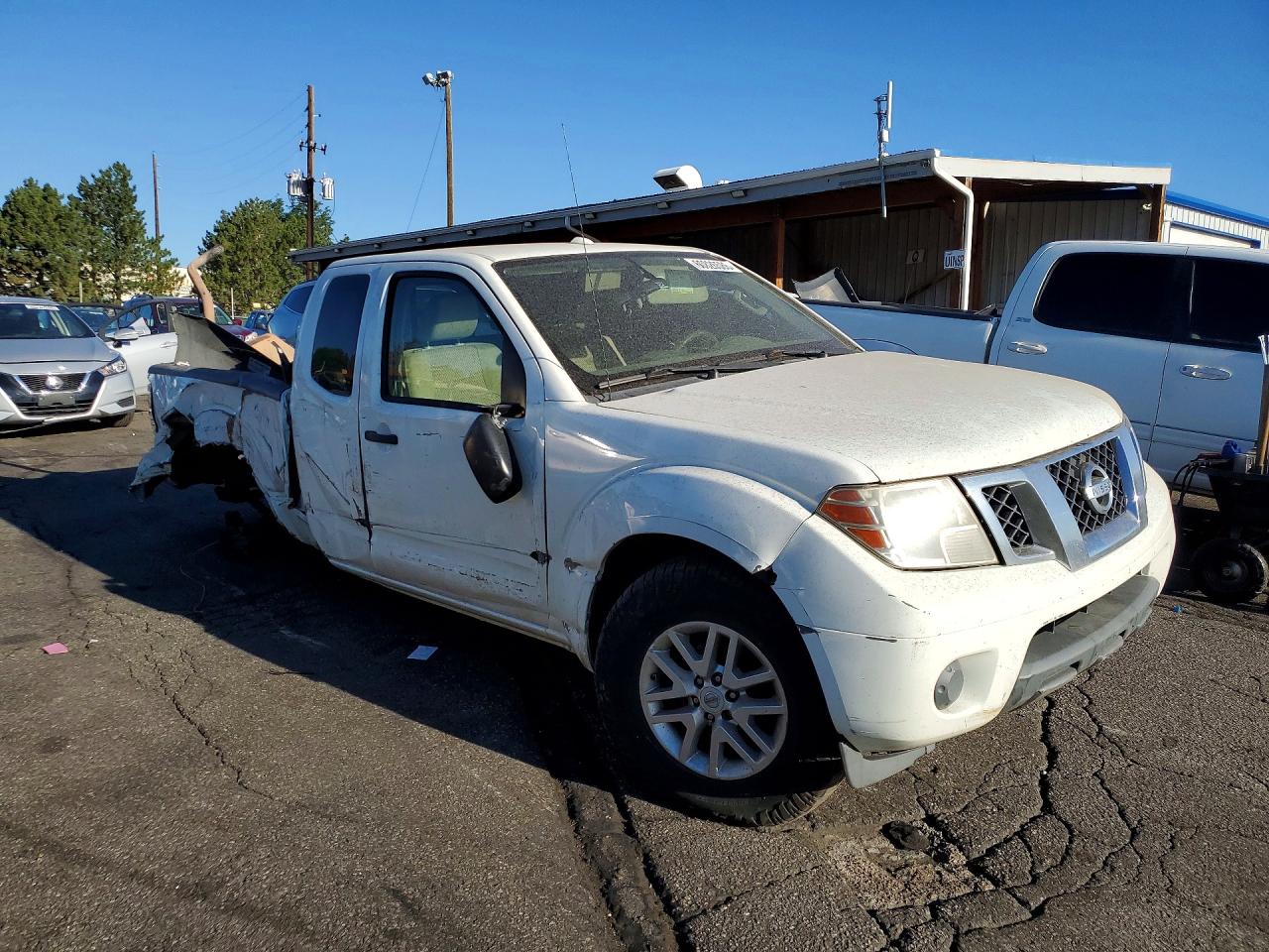 2015 Nissan Frontier Sv V6 White vin: 1N6AD0CW7FN712636