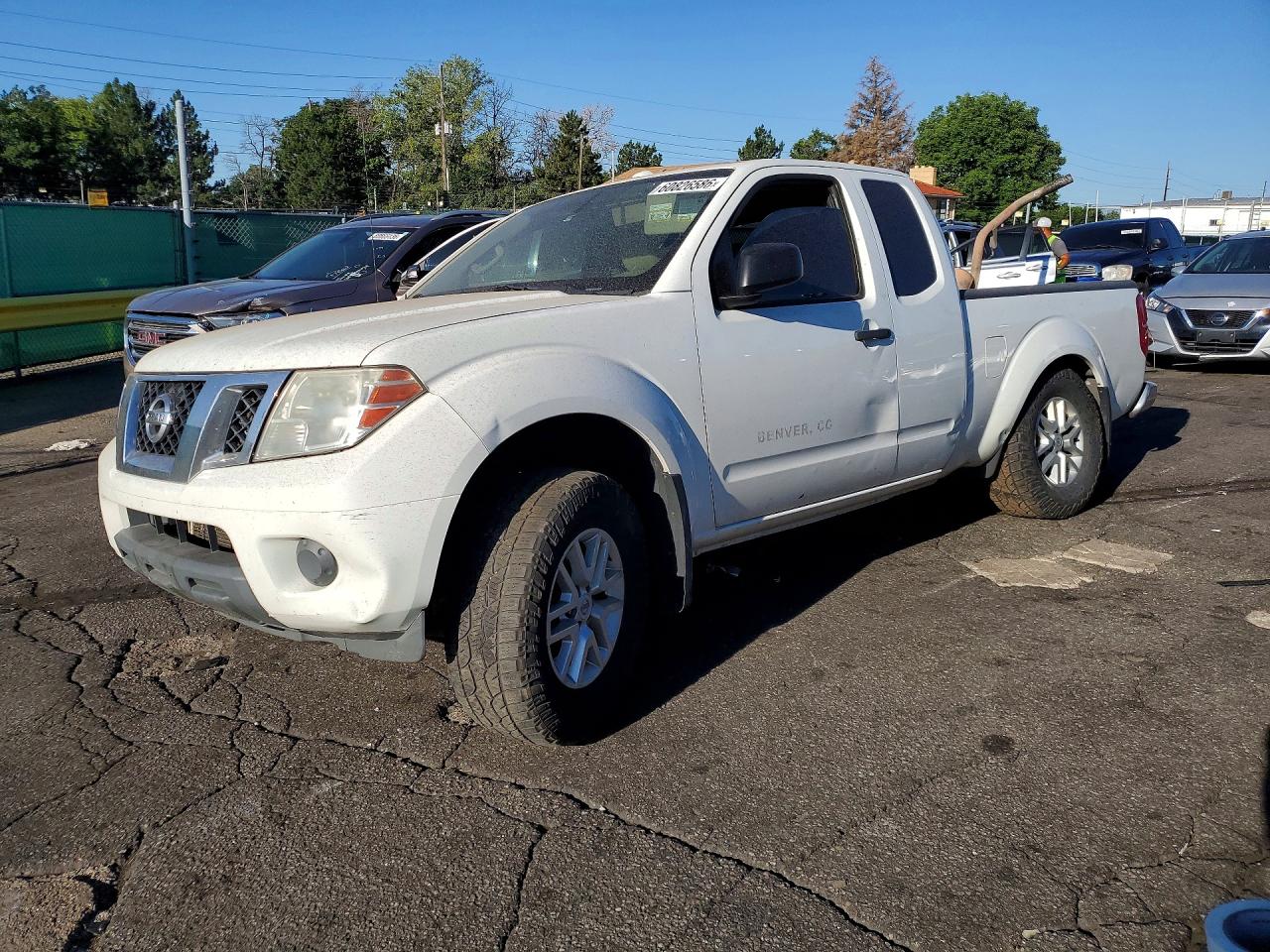 2015 Nissan Frontier Sv V6 White vin: 1N6AD0CW7FN712636