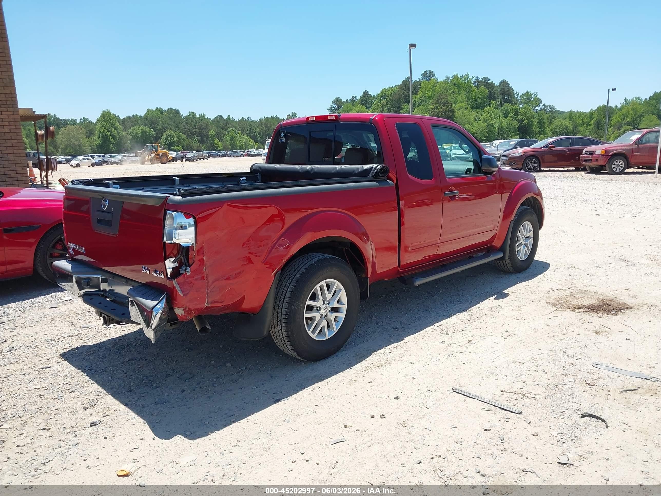 2017 Nissan Frontier Sv Red vin: 1N6AD0CW7HN722537
