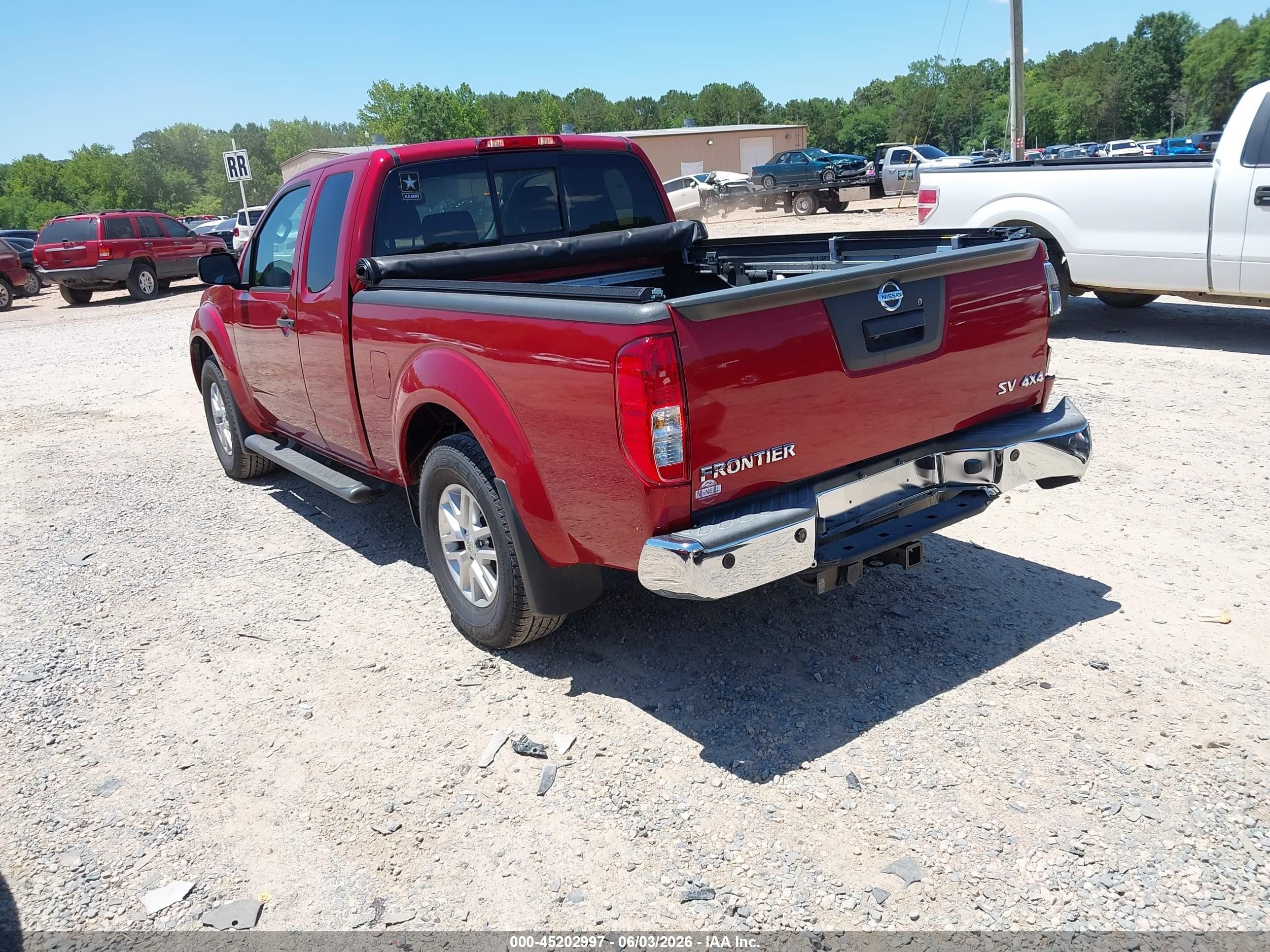 2017 Nissan Frontier Sv Red vin: 1N6AD0CW7HN722537