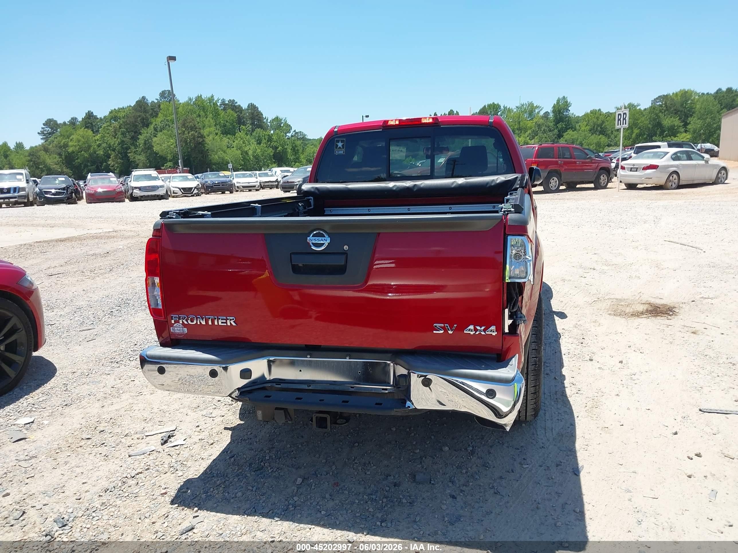 2017 Nissan Frontier Sv Red vin: 1N6AD0CW7HN722537