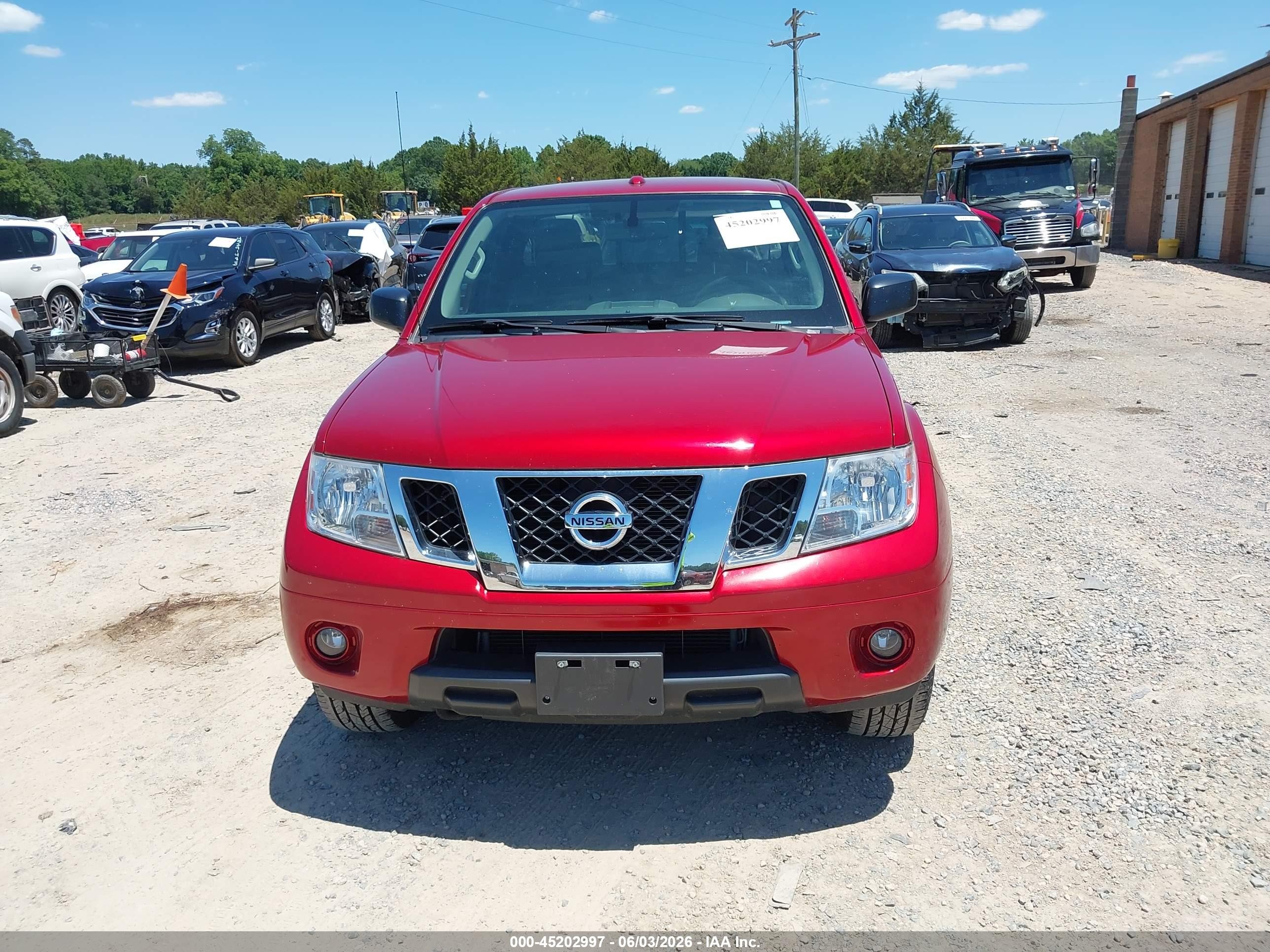 2017 Nissan Frontier Sv Red vin: 1N6AD0CW7HN722537