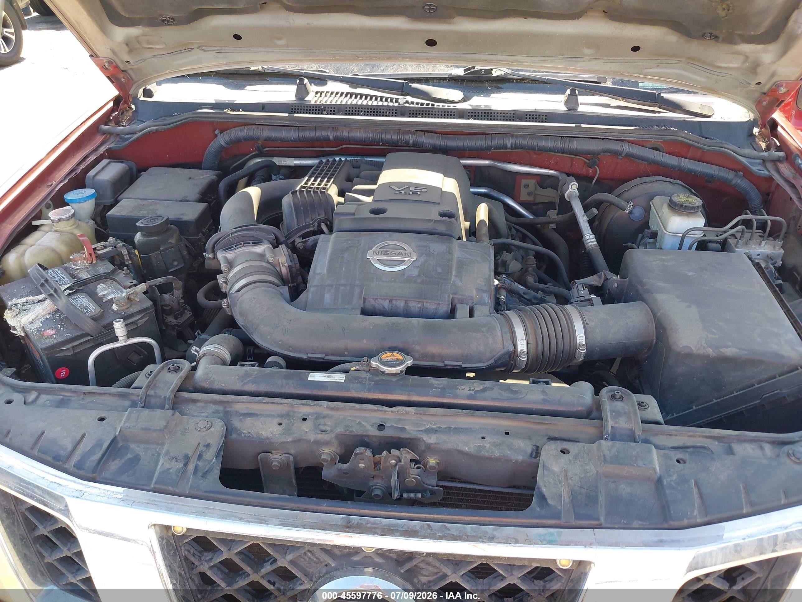 2014 Nissan Frontier Sv Red vin: 1N6AD0CW8EN730562