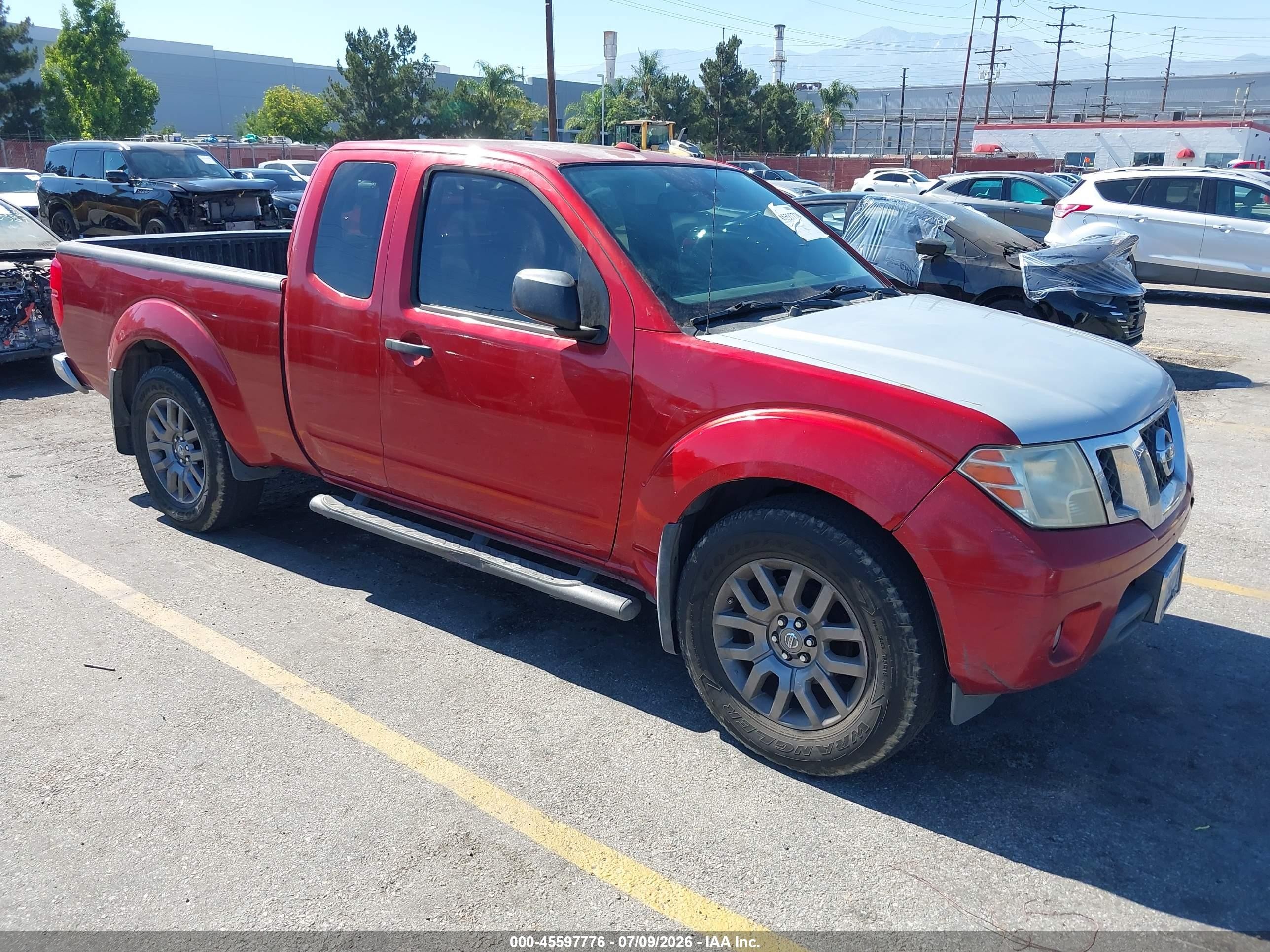 2014 Nissan Frontier Sv Red vin: 1N6AD0CW8EN730562
