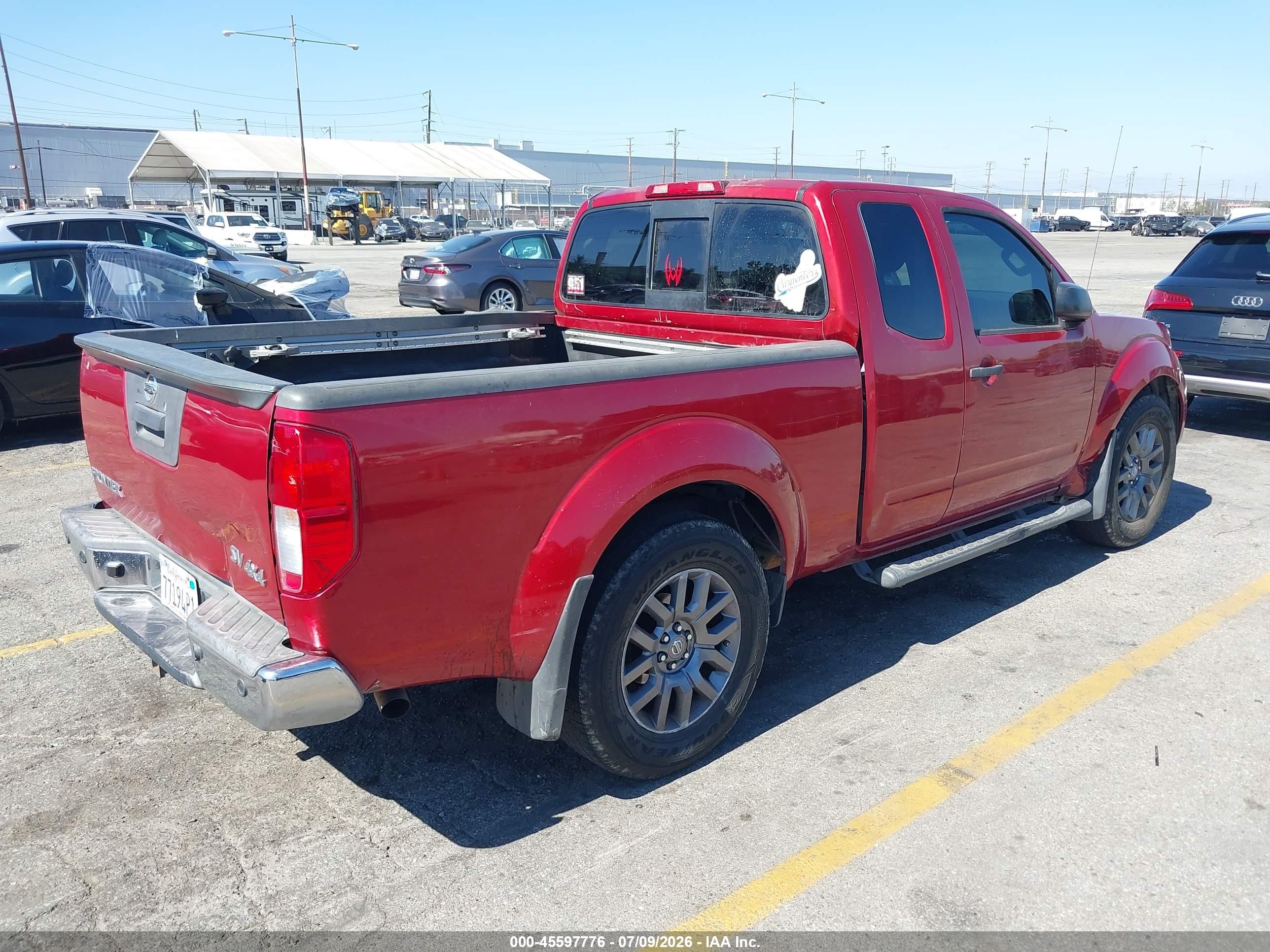 2014 Nissan Frontier Sv Red vin: 1N6AD0CW8EN730562