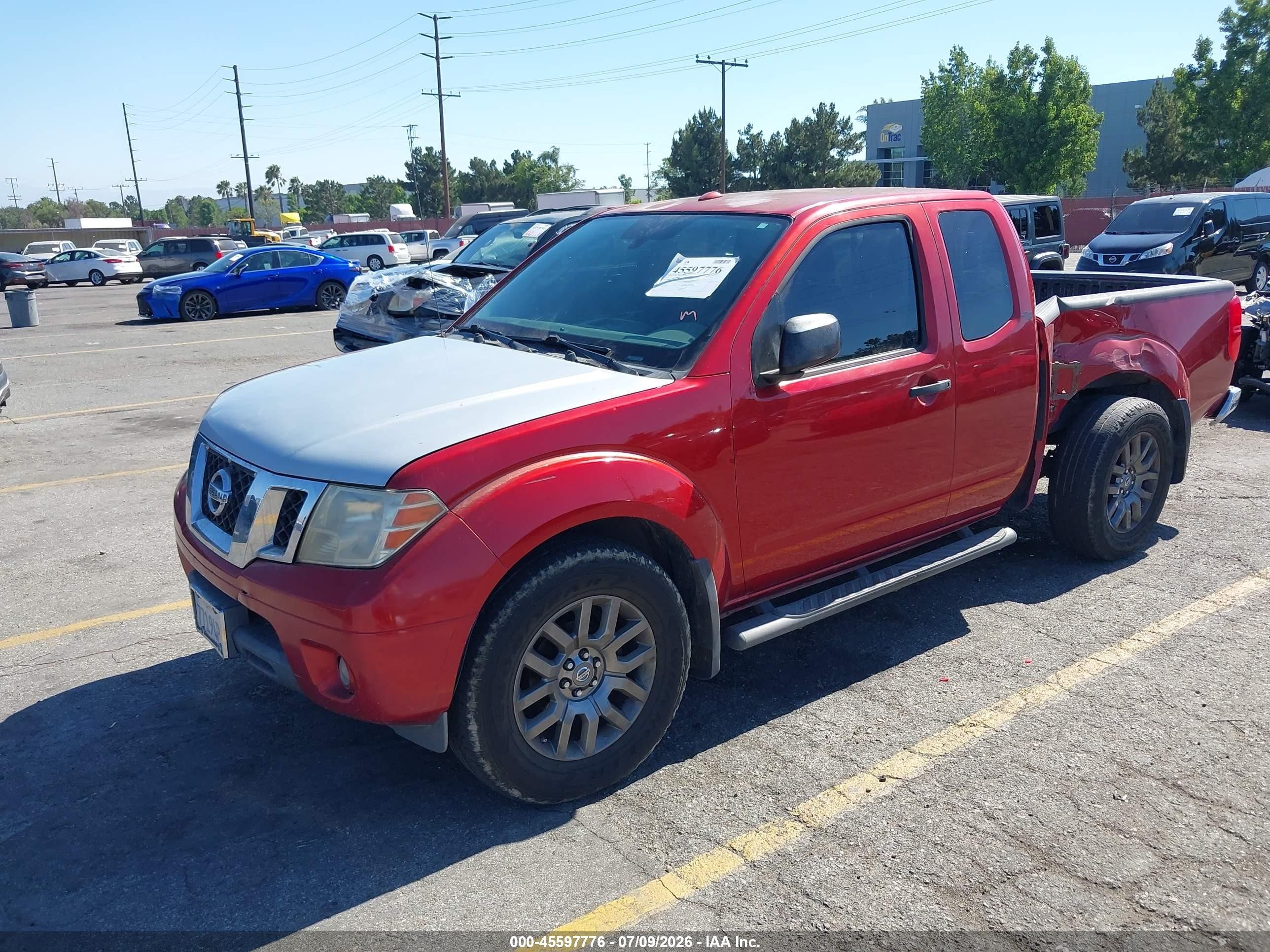 2014 Nissan Frontier Sv Red vin: 1N6AD0CW8EN730562