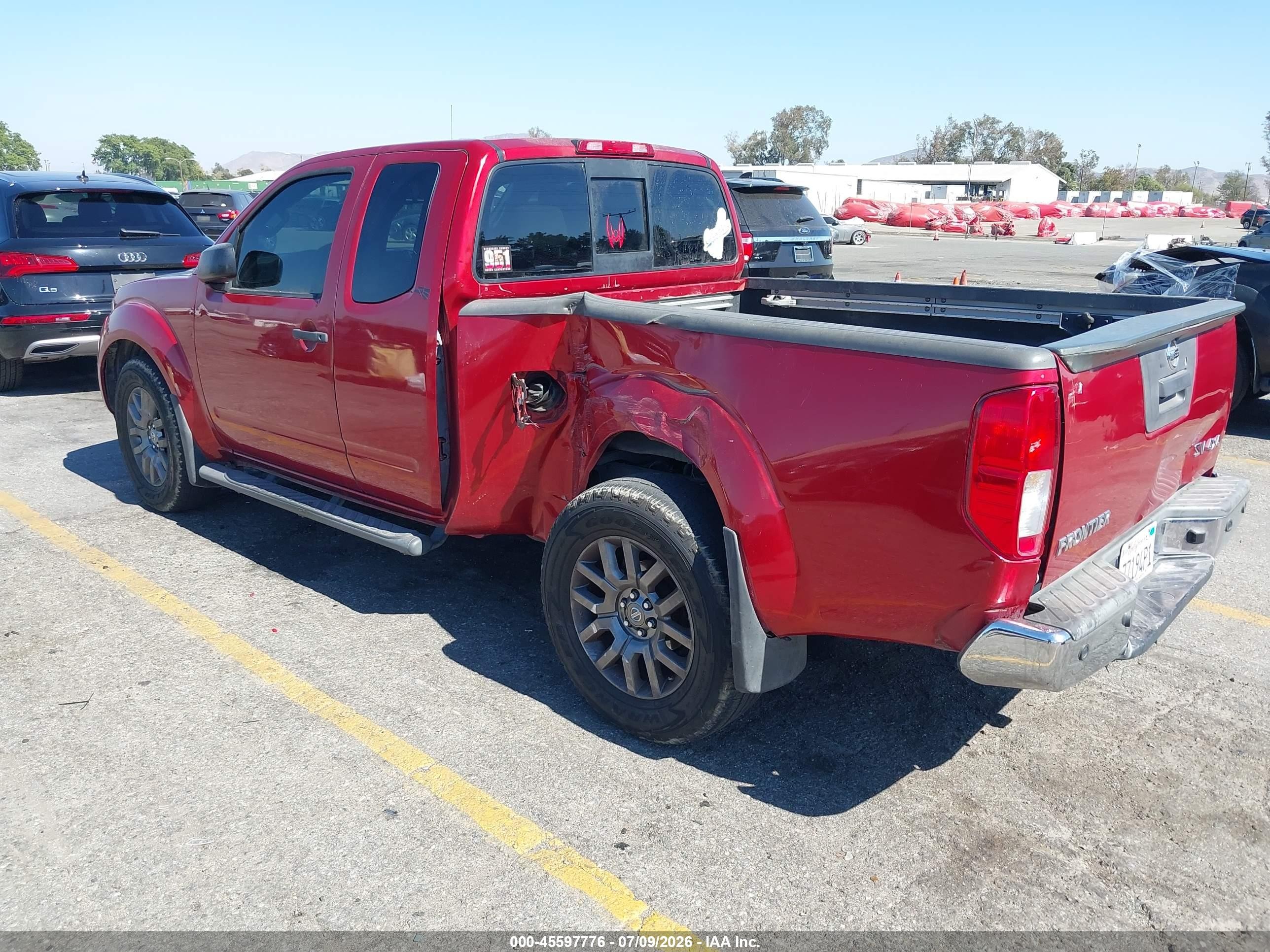 2014 Nissan Frontier Sv Red vin: 1N6AD0CW8EN730562