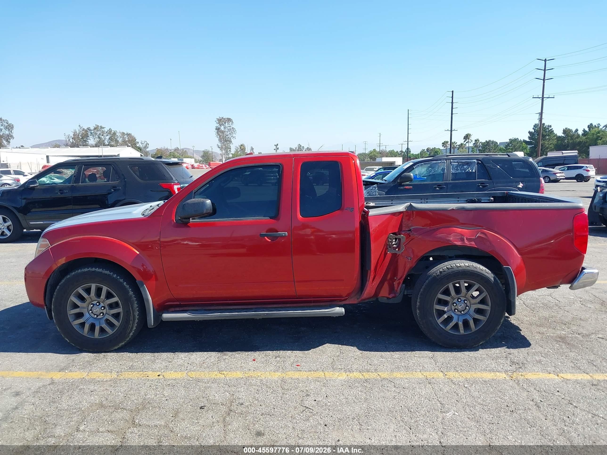 2014 Nissan Frontier Sv Red vin: 1N6AD0CW8EN730562