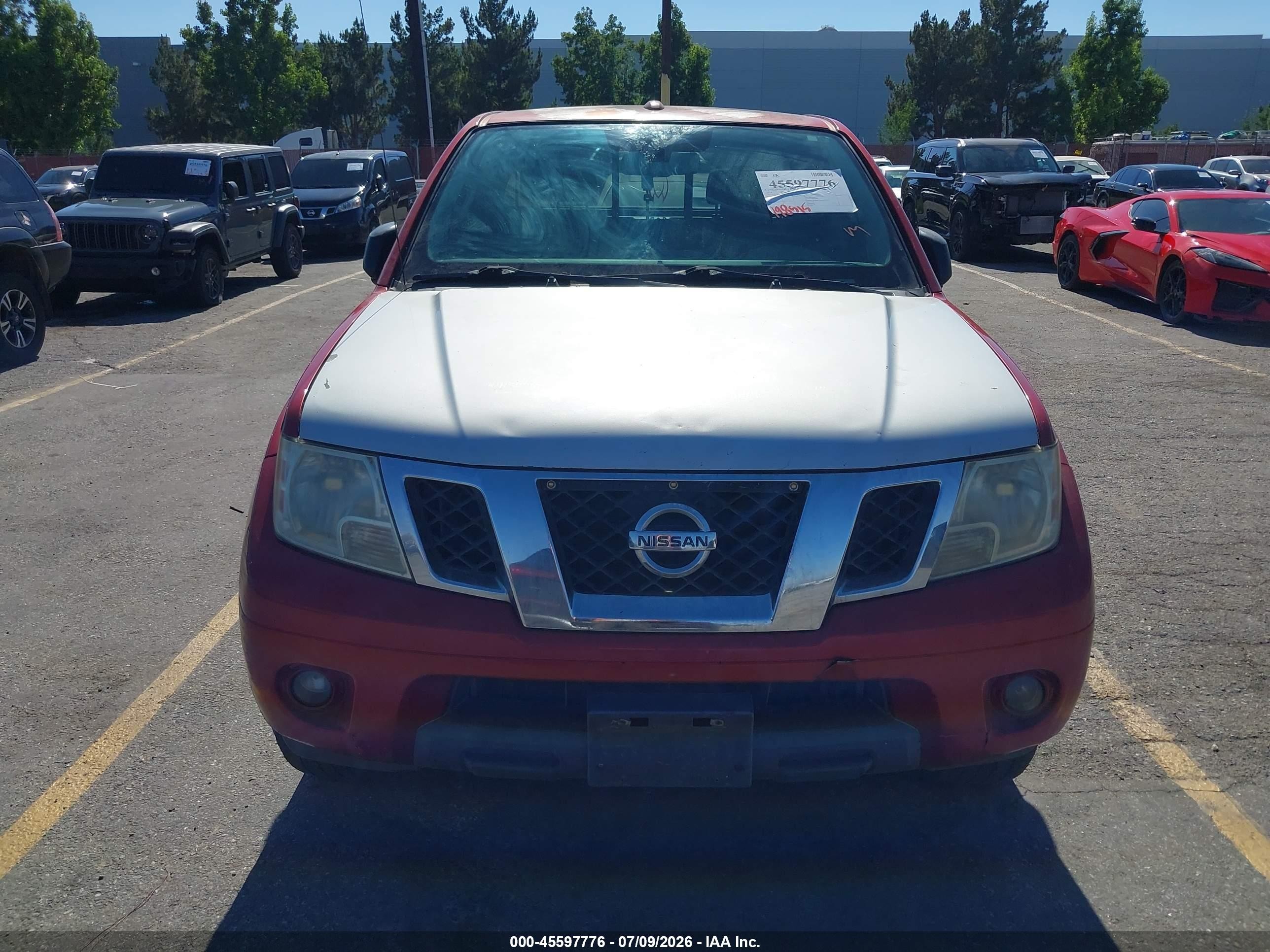 2014 Nissan Frontier Sv Red vin: 1N6AD0CW8EN730562