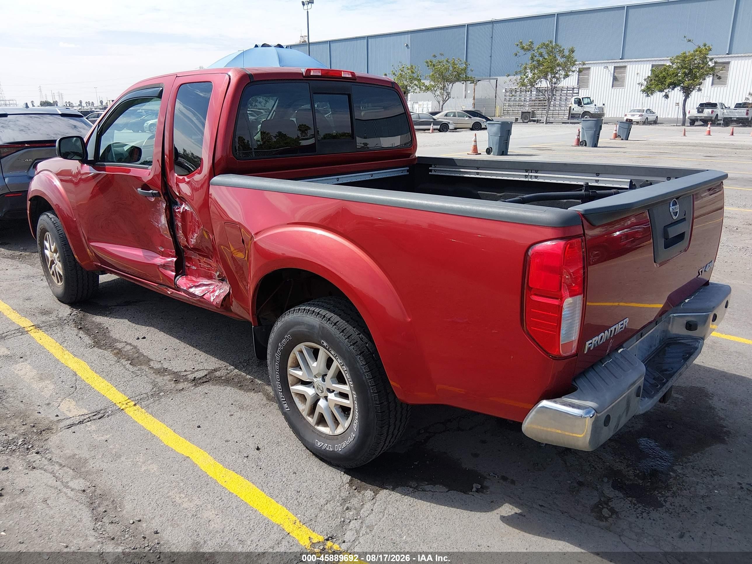 2015 Nissan Frontier Sv Red vin: 1N6AD0CW8FN732927