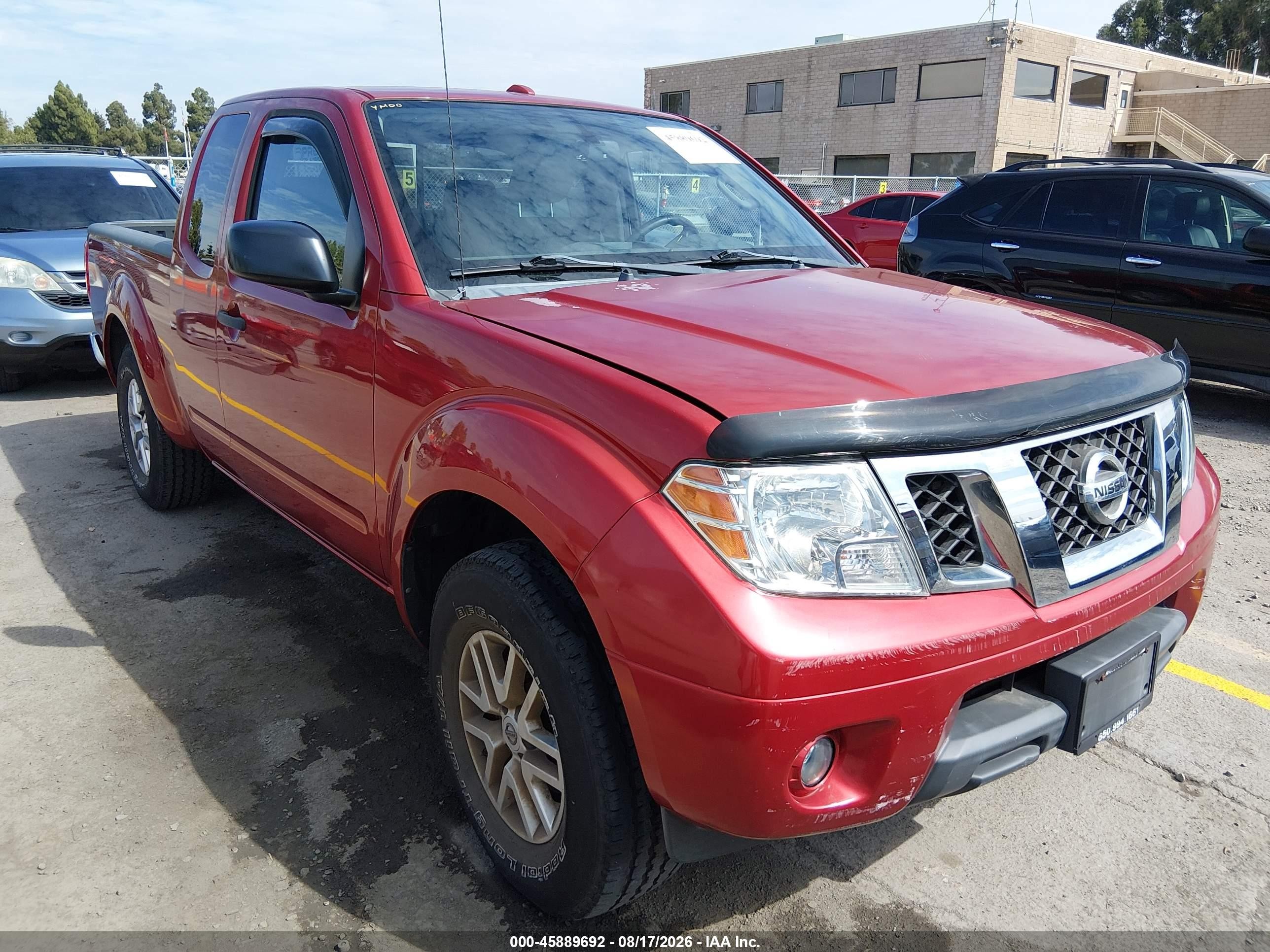 2015 Nissan Frontier Sv Red vin: 1N6AD0CW8FN732927