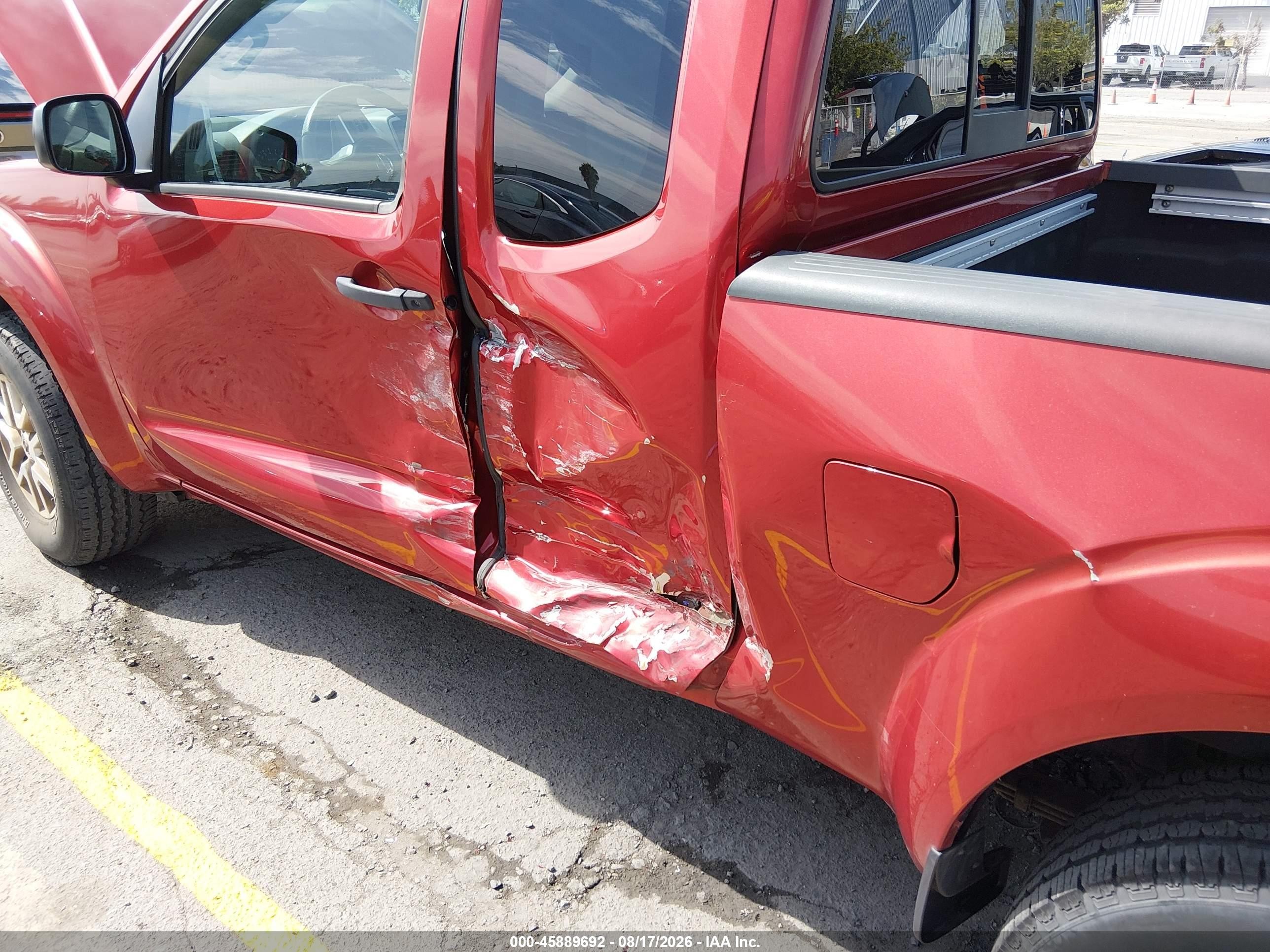 2015 Nissan Frontier Sv Red vin: 1N6AD0CW8FN732927