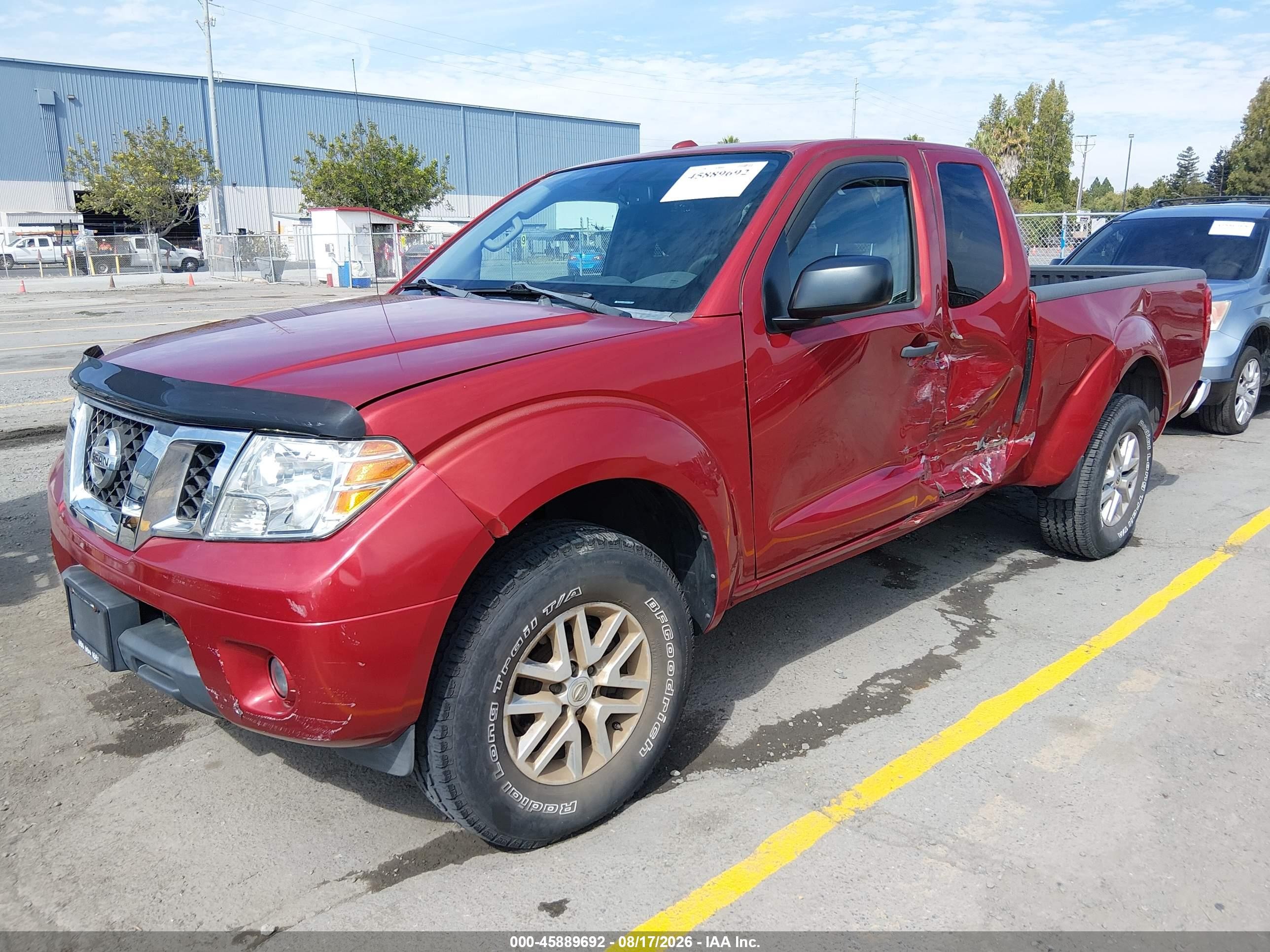 2015 Nissan Frontier Sv Red vin: 1N6AD0CW8FN732927