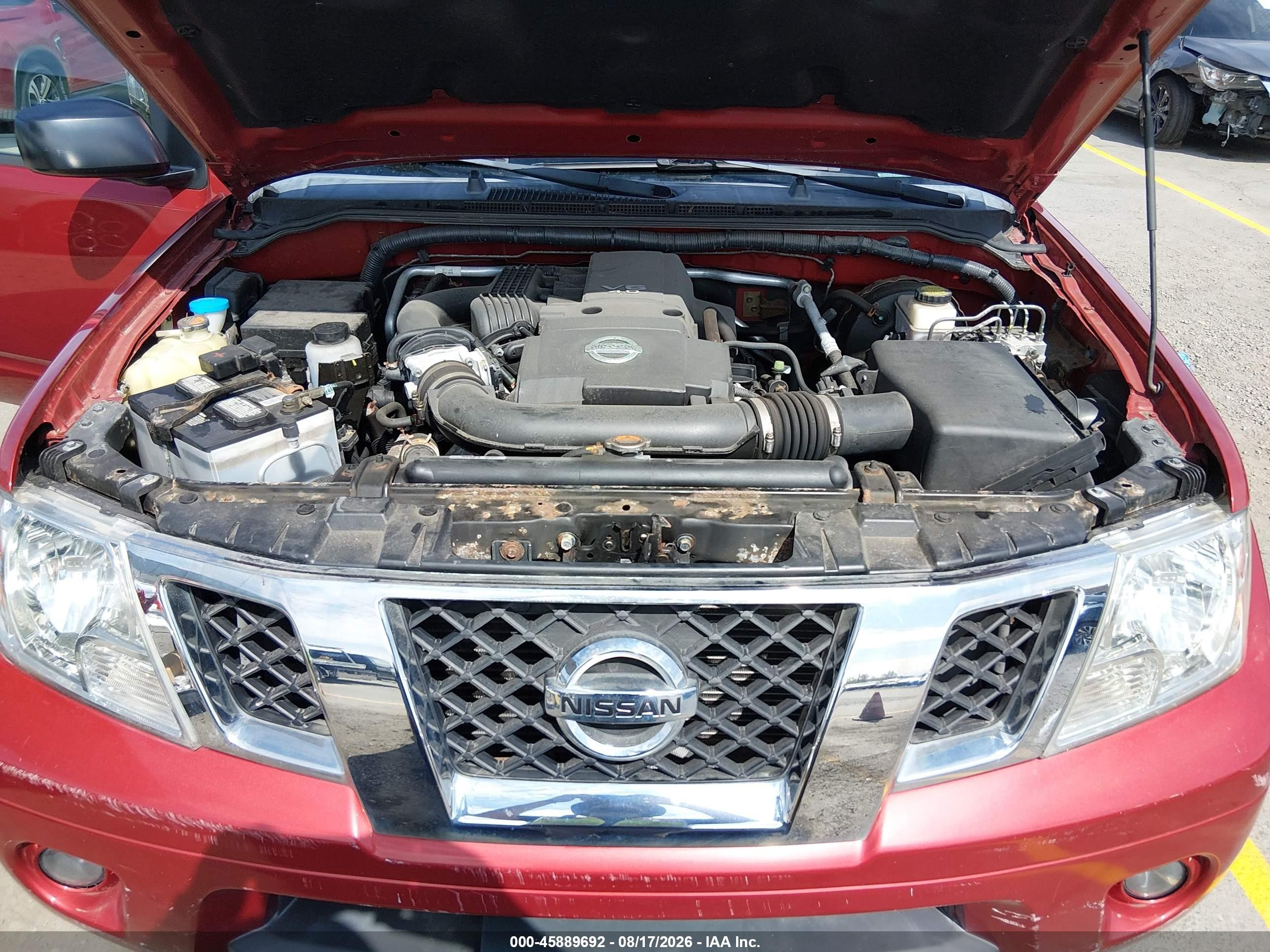 2015 Nissan Frontier Sv Red vin: 1N6AD0CW8FN732927