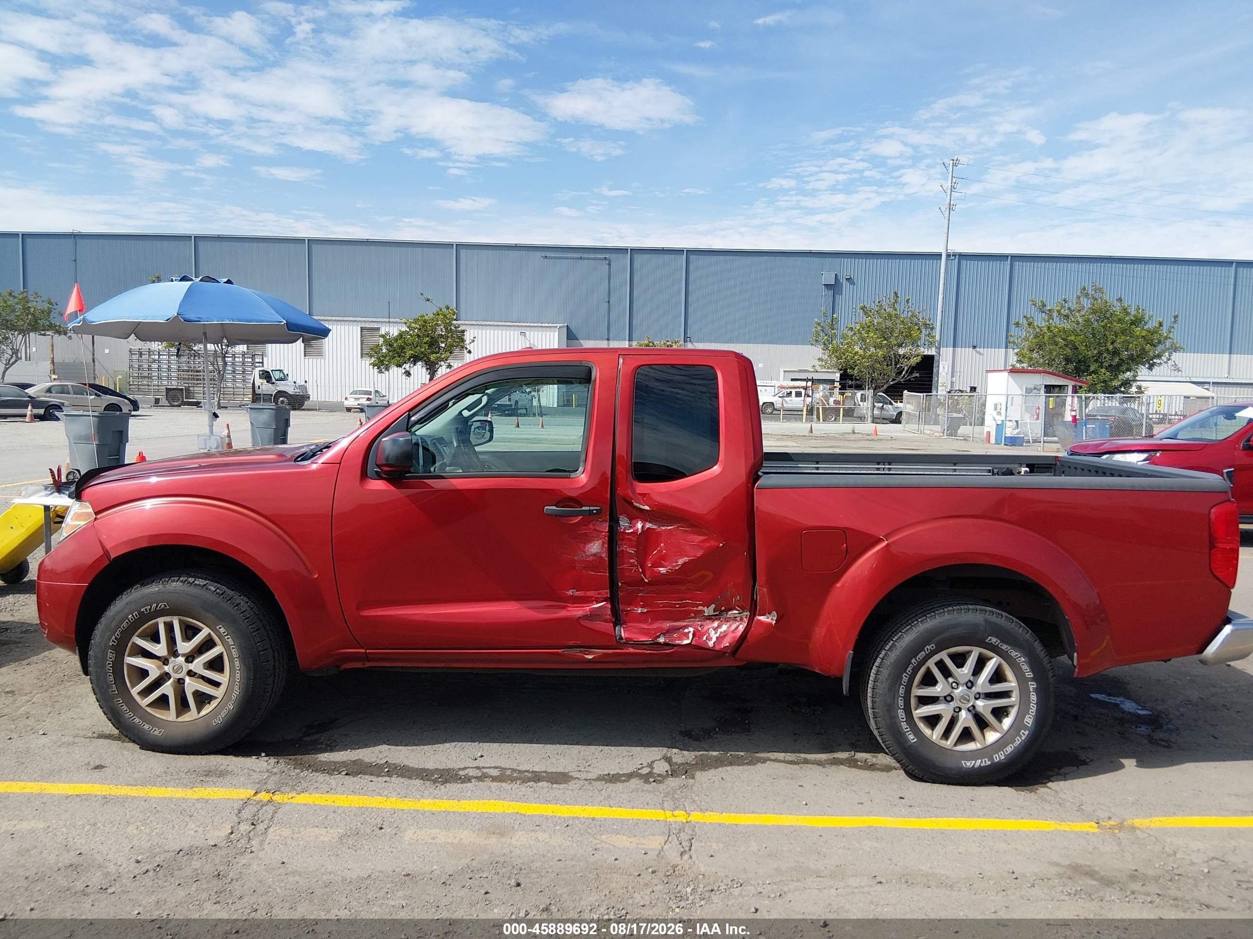 2015 Nissan Frontier Sv Red vin: 1N6AD0CW8FN732927