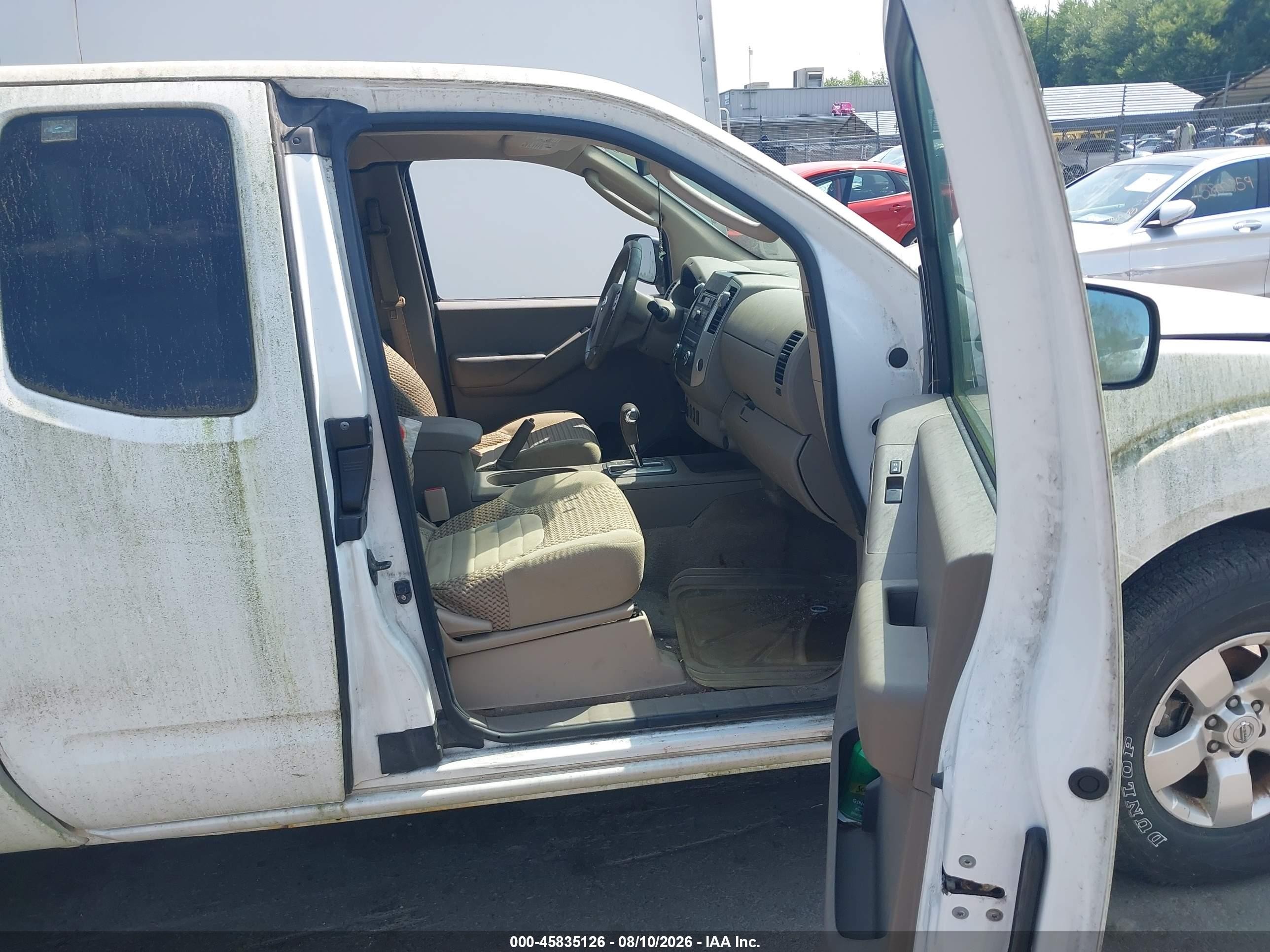 2010 Nissan Frontier Se White vin: 1N6AD0CW9AC426615