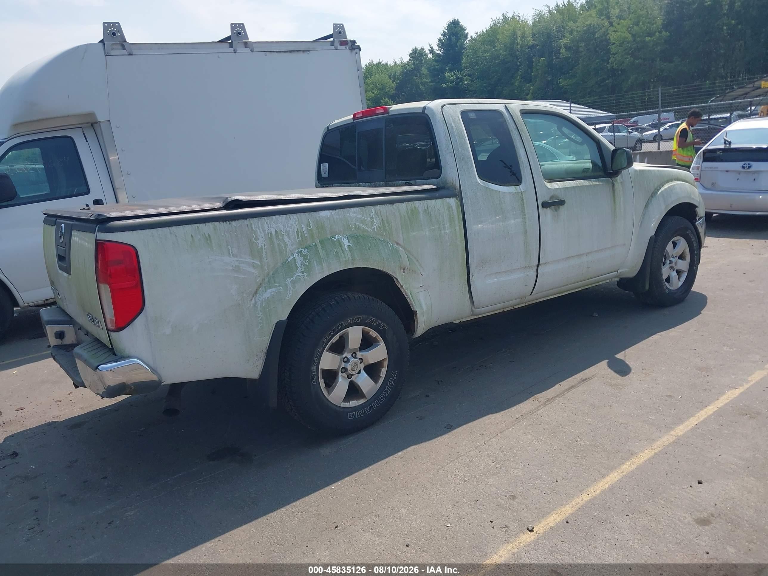 2010 Nissan Frontier Se White vin: 1N6AD0CW9AC426615