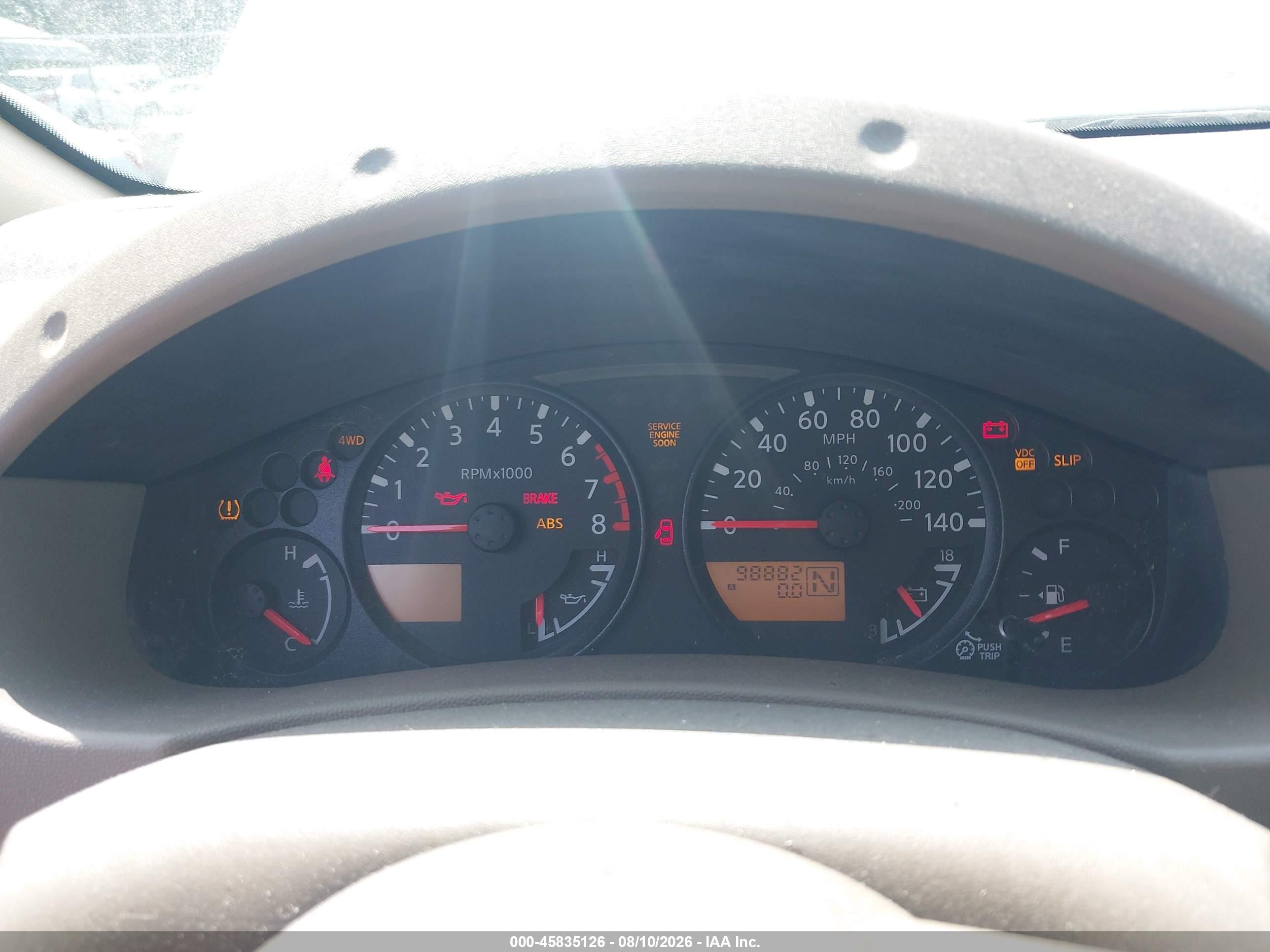 2010 Nissan Frontier Se White vin: 1N6AD0CW9AC426615