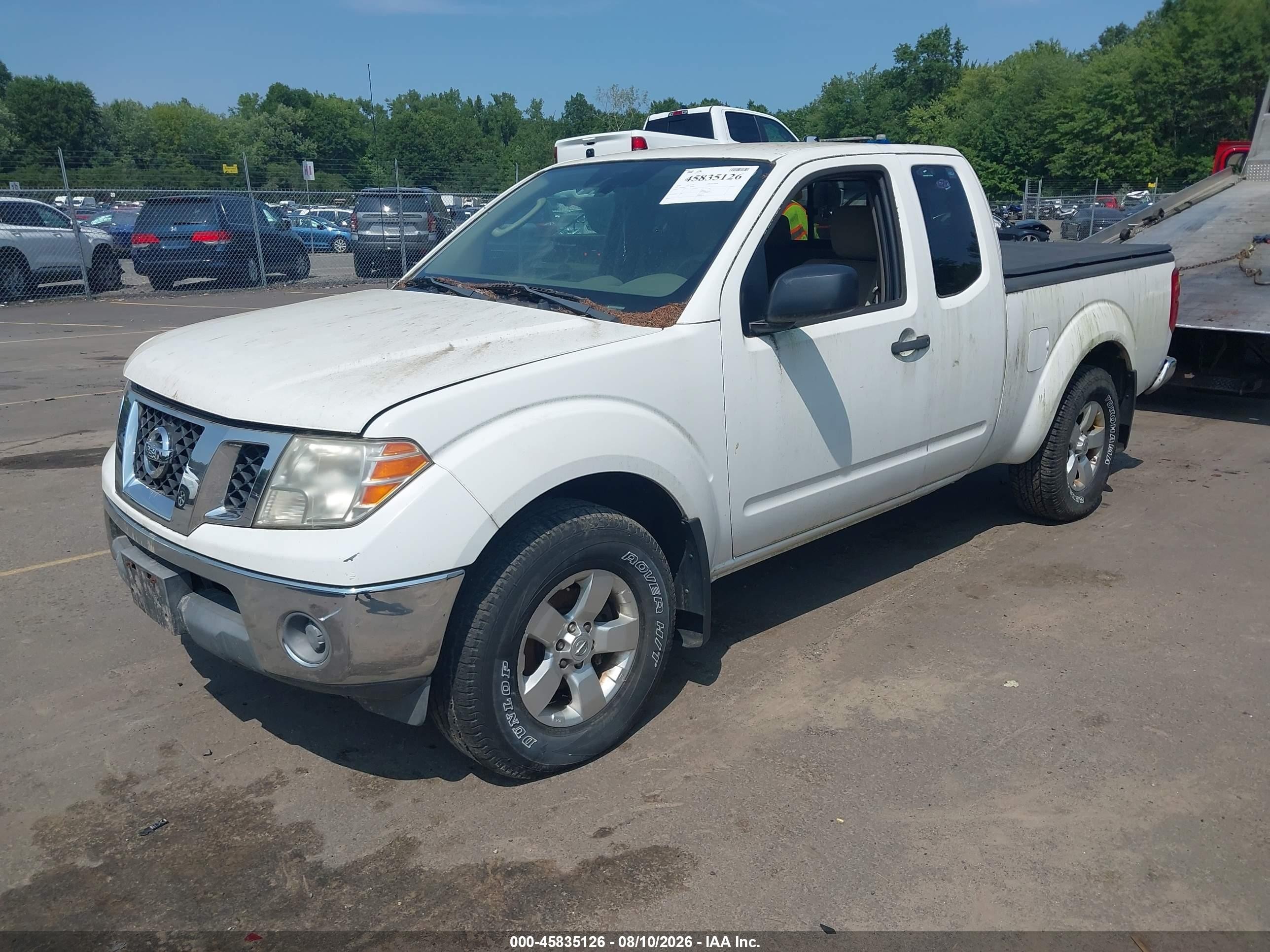 2010 Nissan Frontier Se White vin: 1N6AD0CW9AC426615